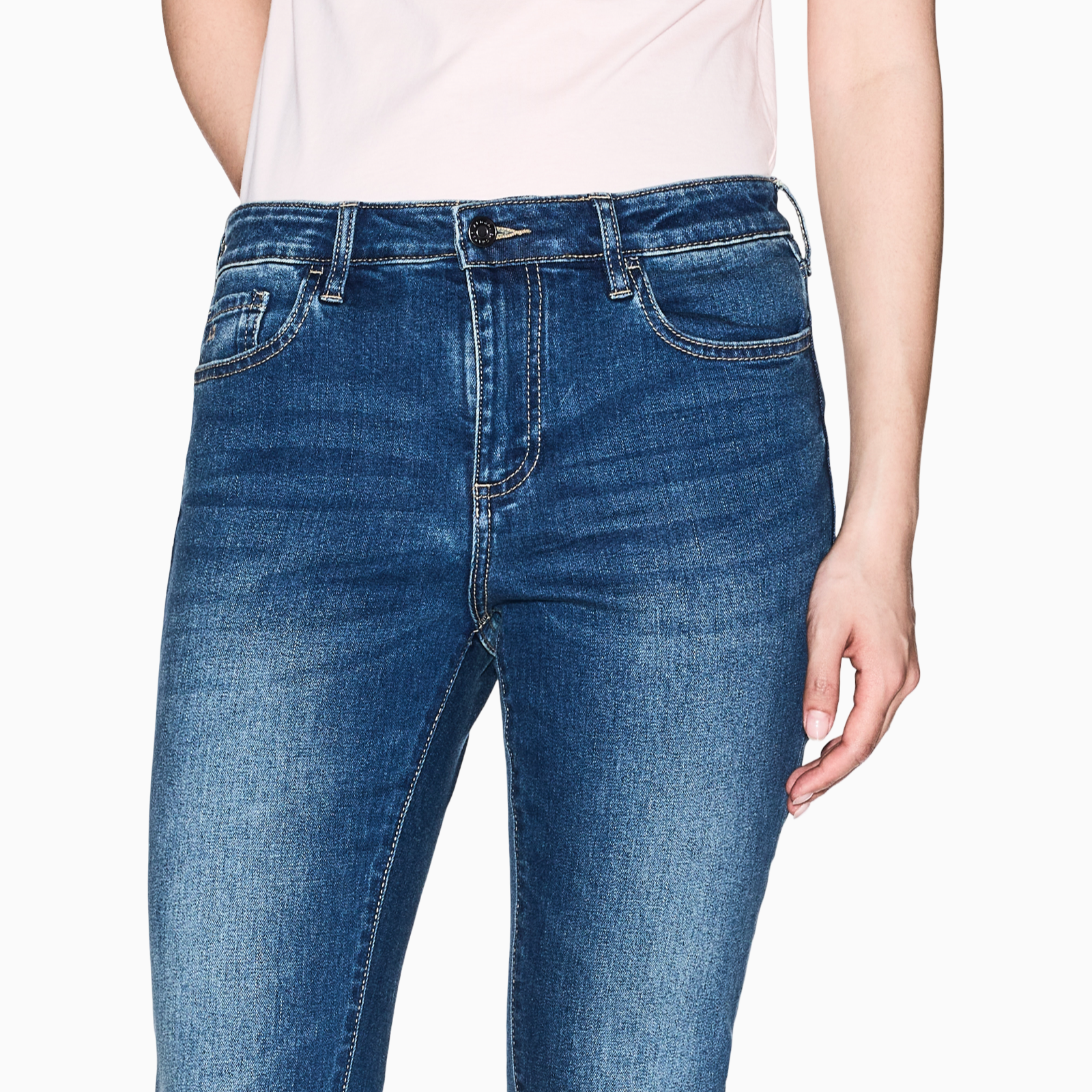 Дамски дънки Armani Exchange Super Skinny Jeans XW000123 AF10865 MB001 Close-Up