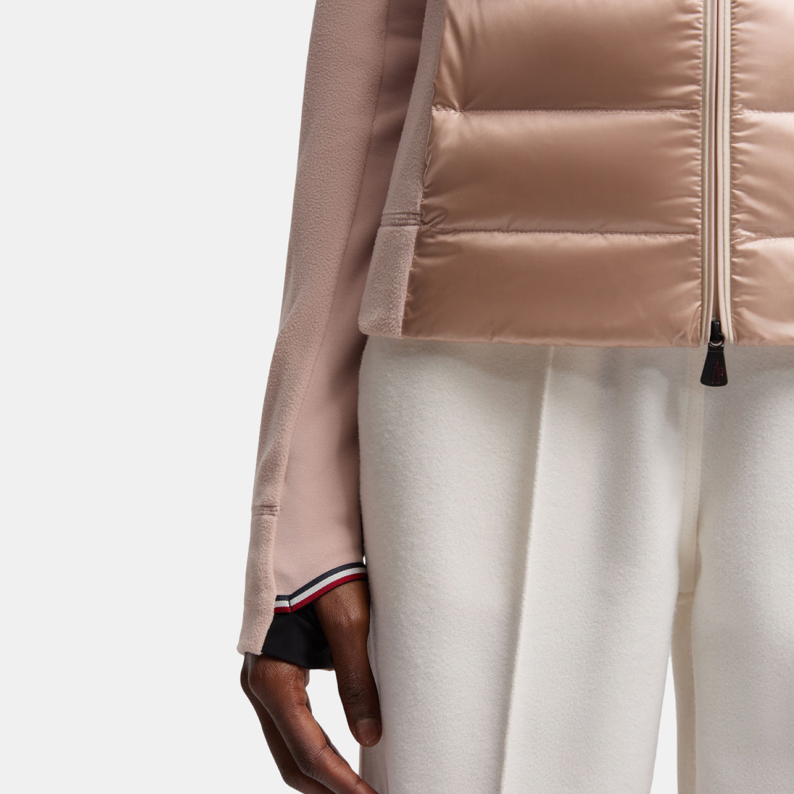 Moncler Grenoble Padded Zip-Up Women Sweatshirt K20988G 000178 0093 Close-Up