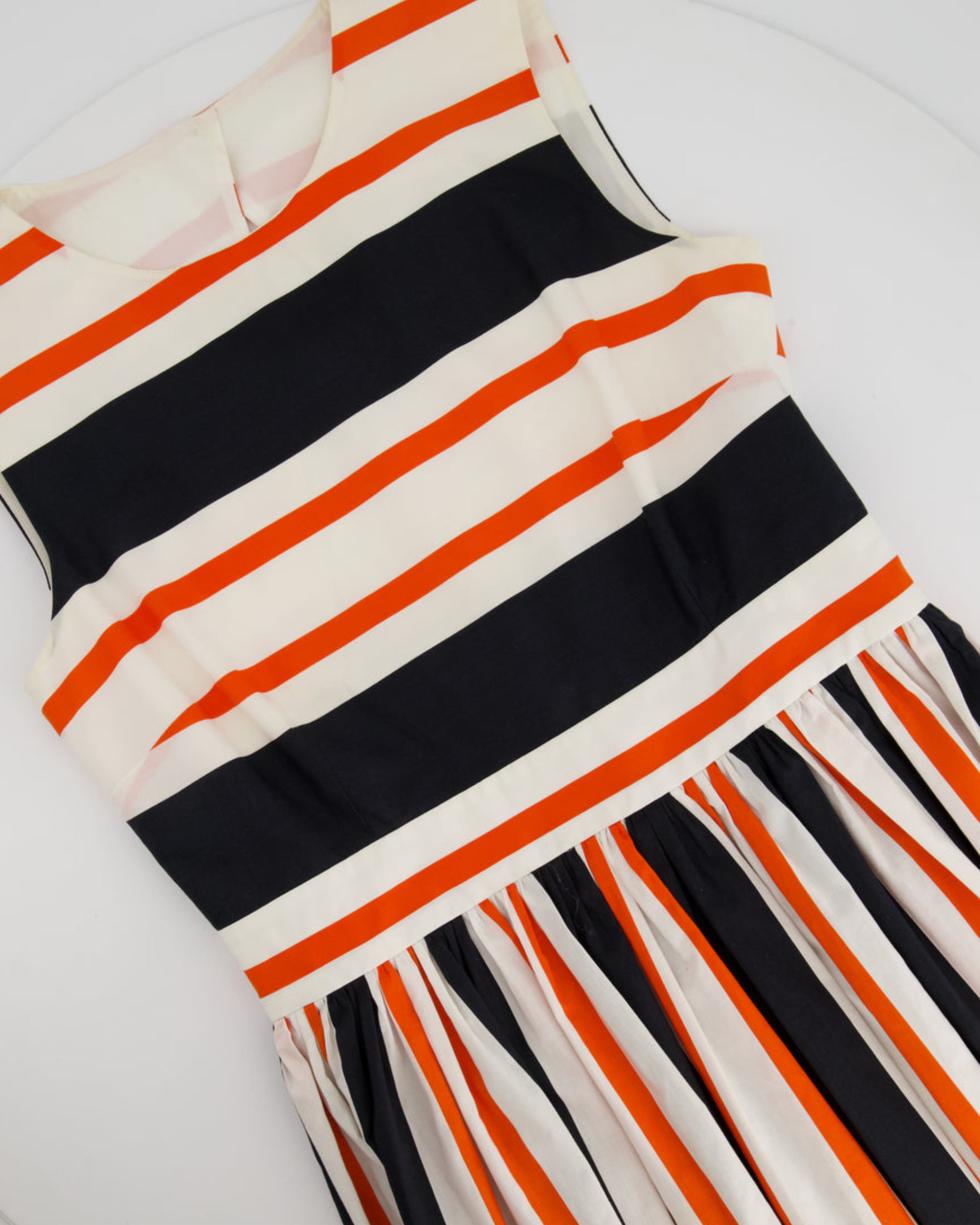 Дамска луксозна рокля DOLCE & GABBANA A-line Pleated Midi Fashion Dress