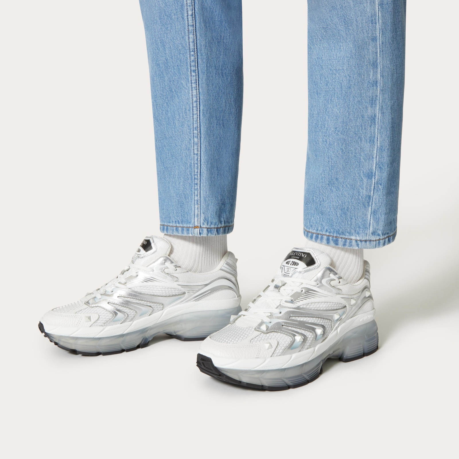 Valentino Garavani MS-2960 Men Sneakers S0F57QHR74B Model View