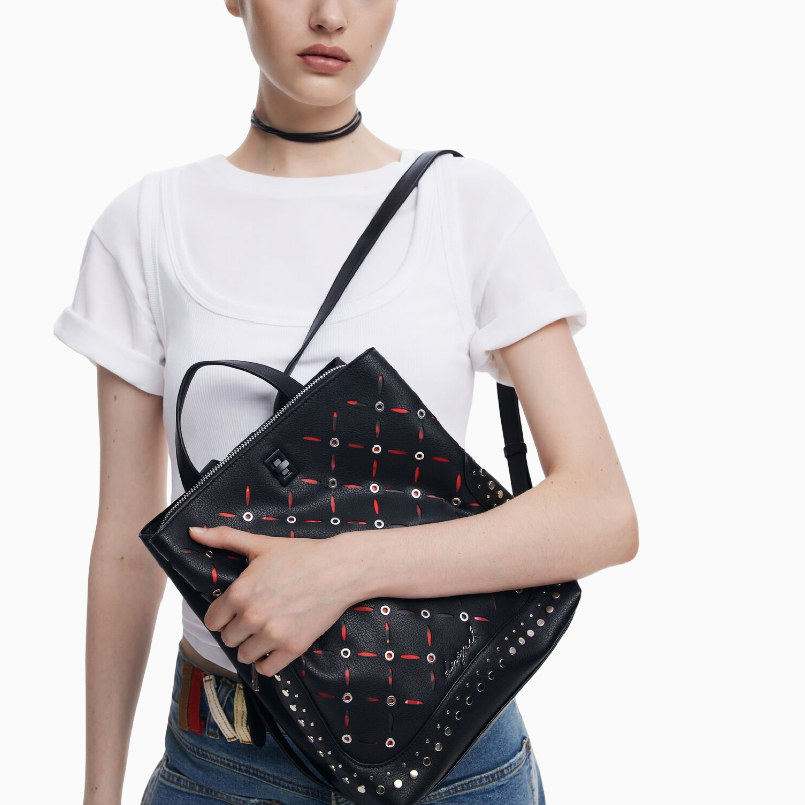 Дамска раница Desigual Women Rucksack 25WAKP15 Model View