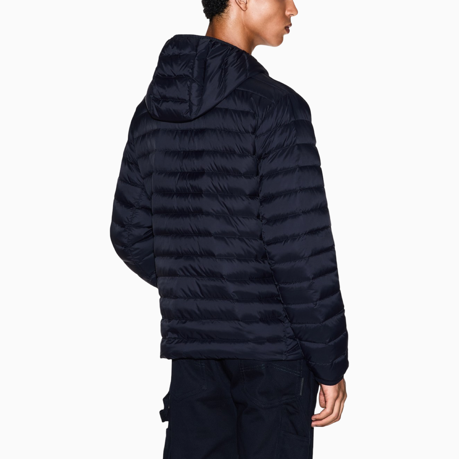 Мъжко тъмно синьо яке Armani Exchange Men Jacket XM001577 AF16927 Back View