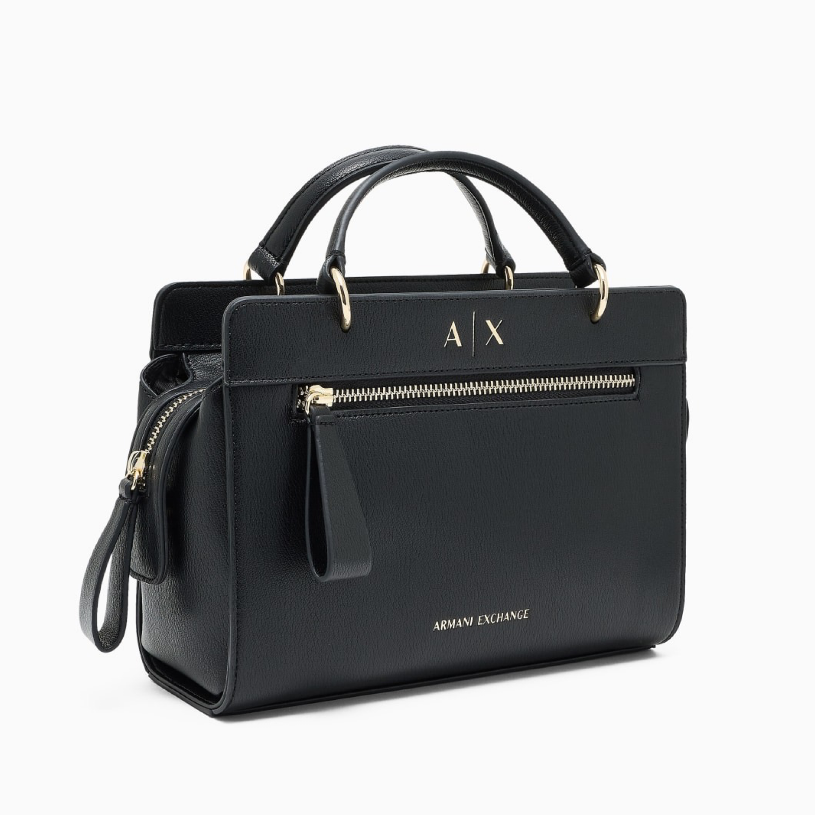 Дамска черна чанта Armani Exchange Women Handbag XW001553 AF17117 Side View