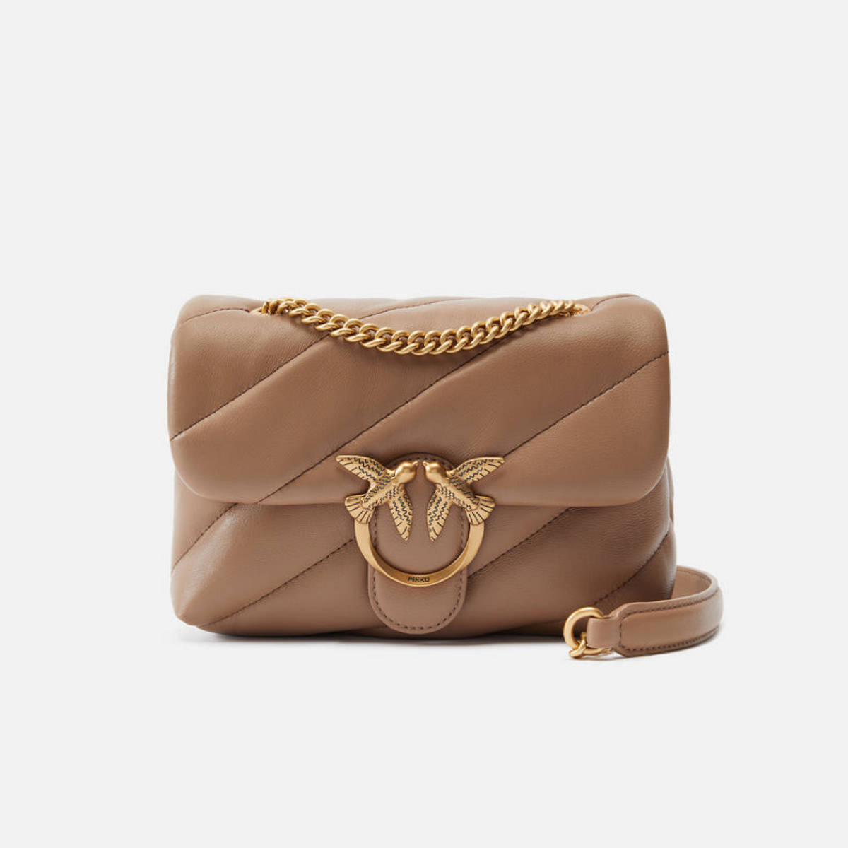 Дамска чанта Pinko Love Puff Mini Shoulder Bag 100039A0F2 D01Q Front View