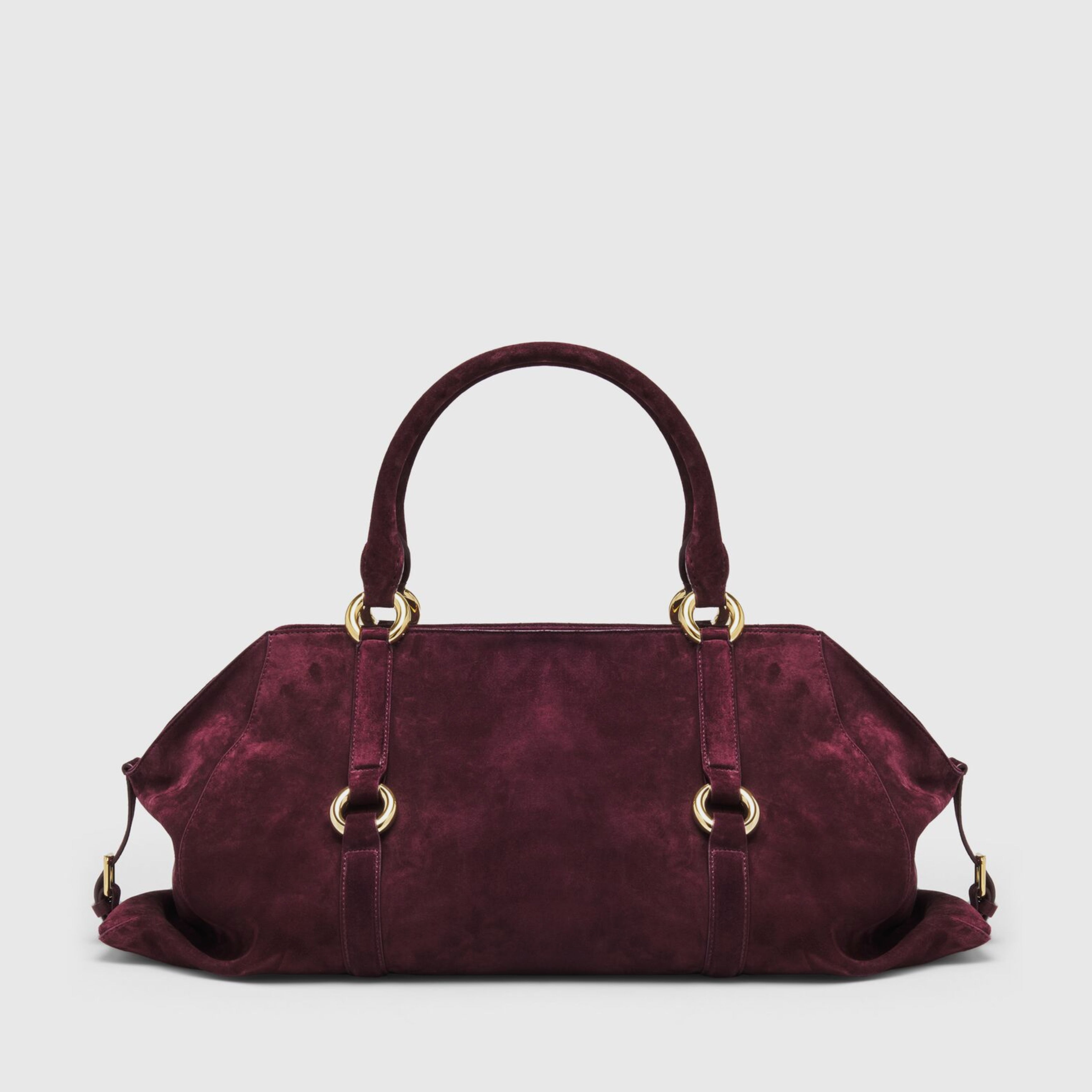 Дамска чанта Women’s bag Alexander McQueen FARRINGDON 8456441MAA56050 Oxblood back view