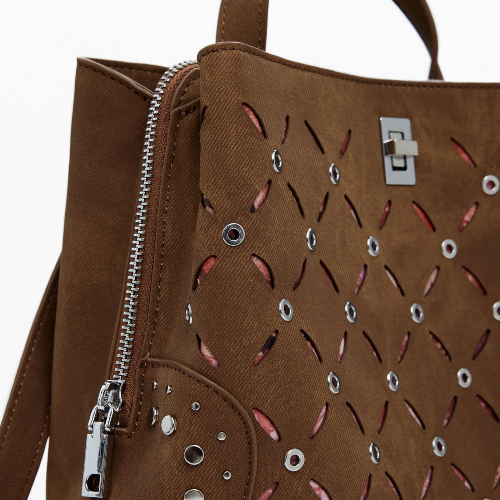 Дамска кафява раница Desigual Women Rucksack 25WAKP31 Close-Up