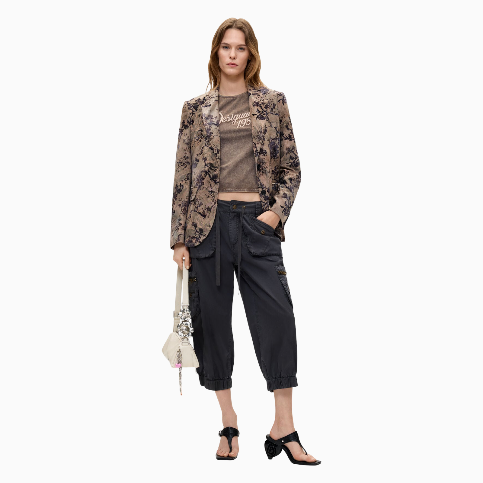 Дамско сако Desigual Women Blazer 26WWEW45 2044 Front View