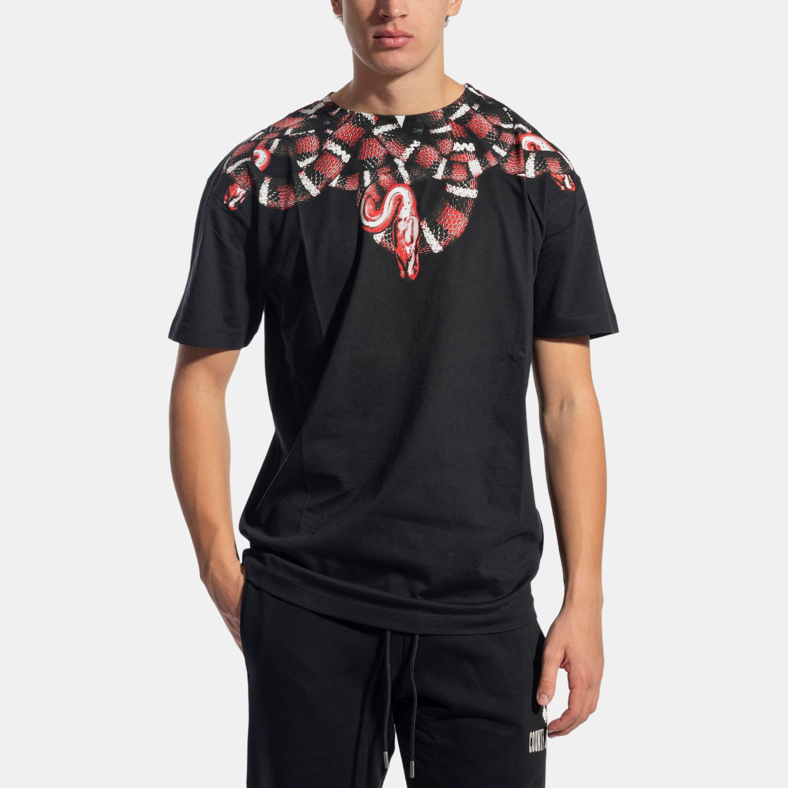 Мъжка тениска Marcelo Burlon County Of Milan Men T-shirt F5CAMATH033 Front View