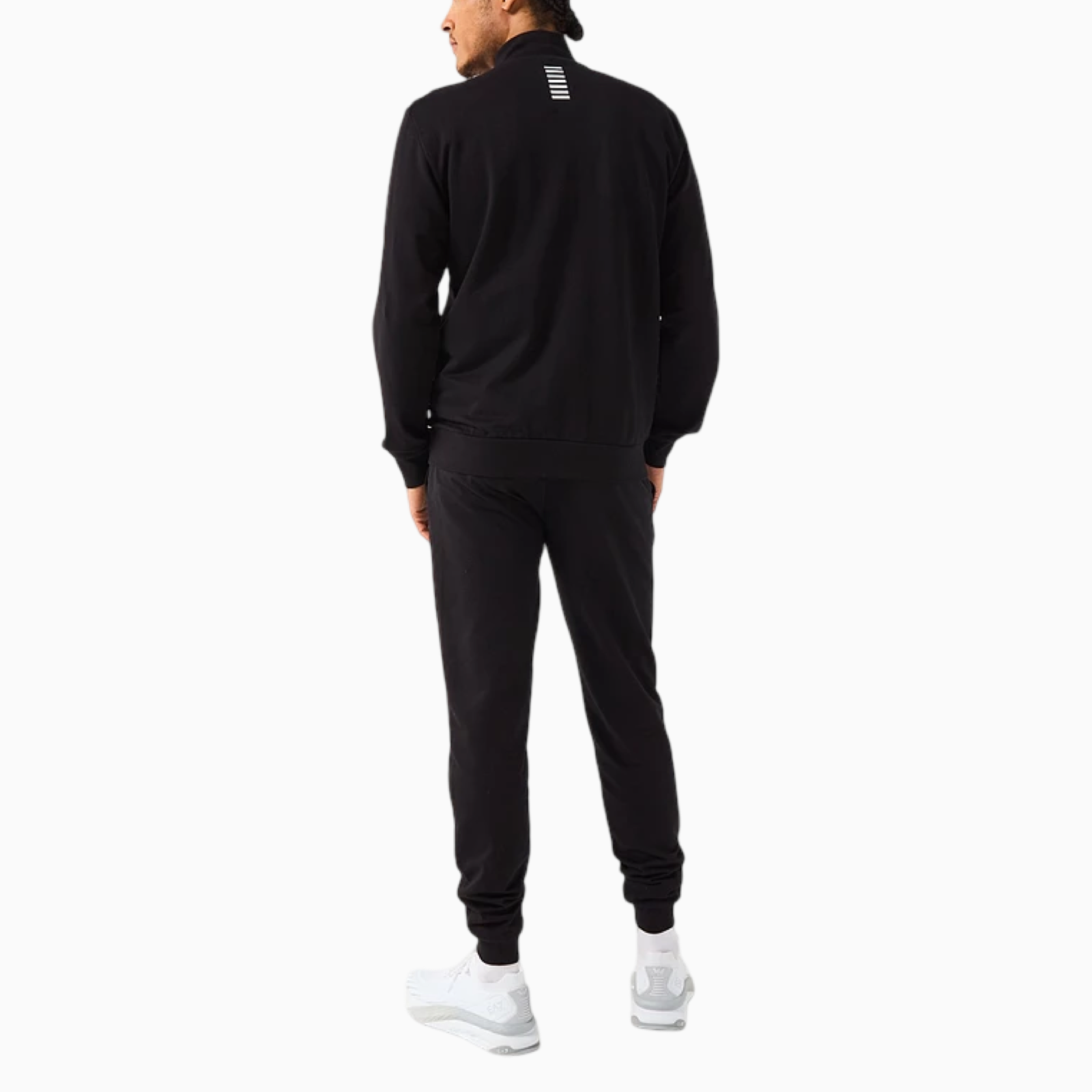 Мъжки черен екип EA7 Emporio Armani Men Tracksuit 8NPV60 PJVRZ 1200 Back View