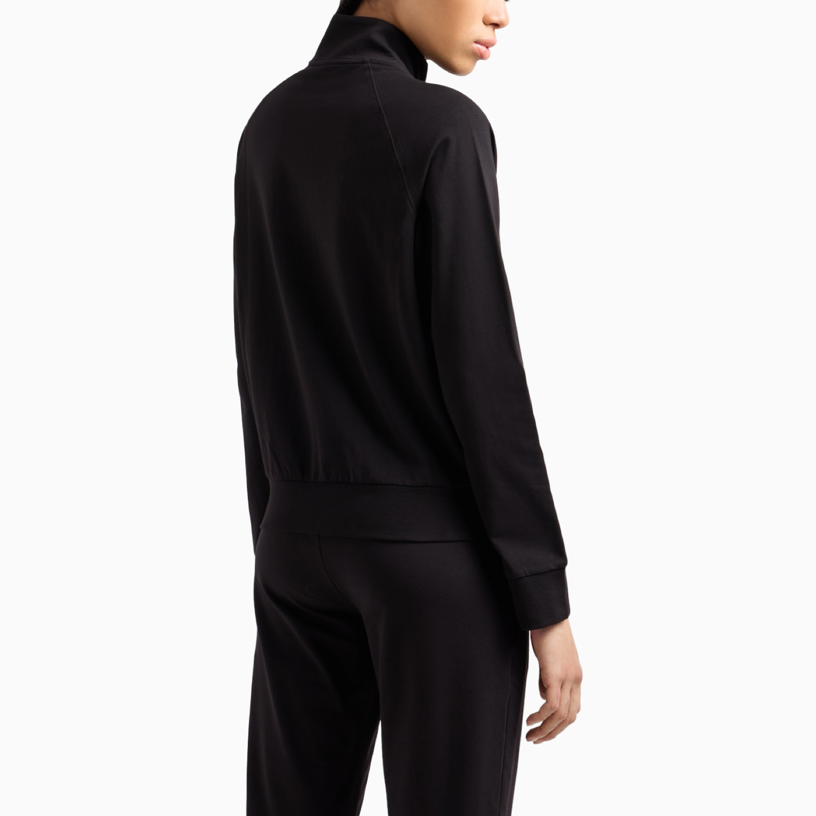 Дамски черен екип EA7 Emporio Armani Women Tracksuit 7W000085 AF13135 UC001 Back View
