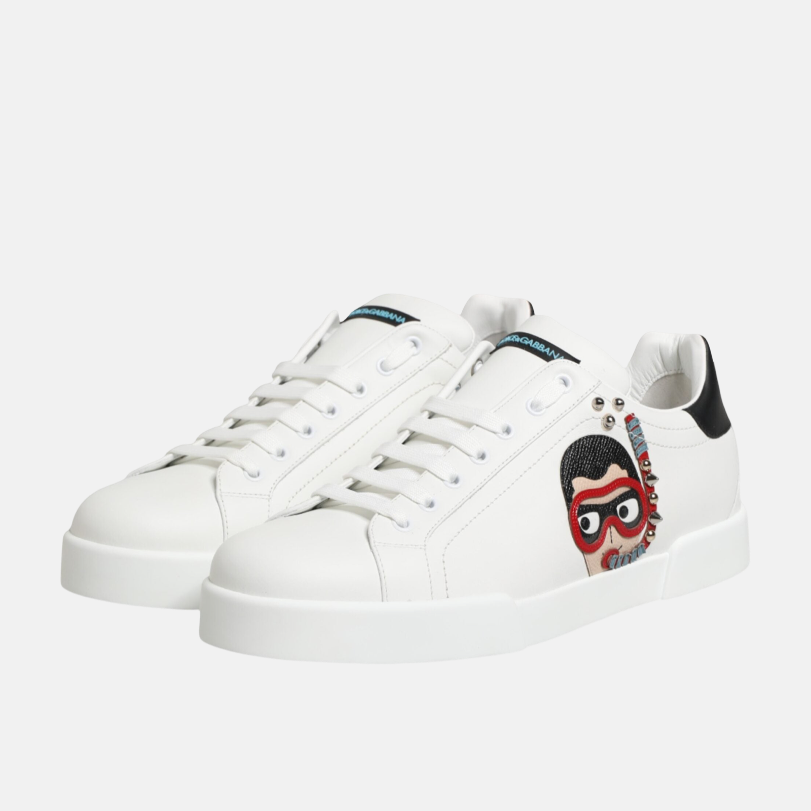 Dolce & Gabbana Portofino #DGFAMILY Men Sneakers Front View
