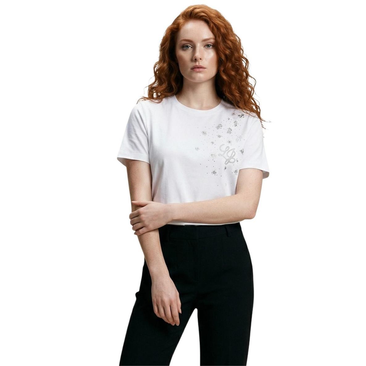Дамска тениска Liu Jo Women T-shirt WA6238 JS923 Front View