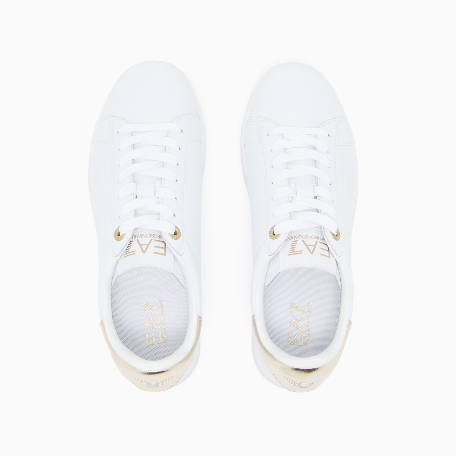Дамски бели кецове EA7 Emporio Armani Women Sneakers 7X000331 AF10848 M0015 Top View
