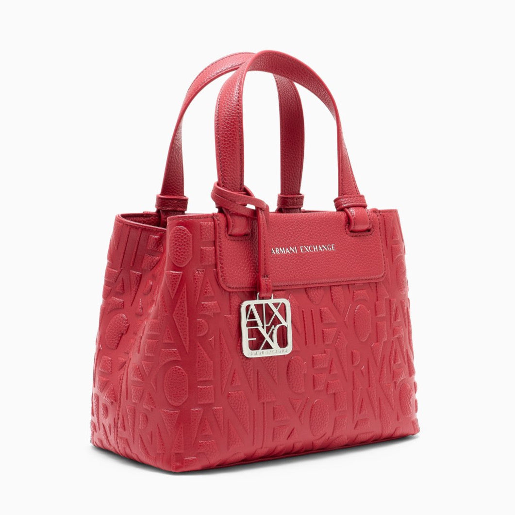 Дамска червена чанта Armani Exchange Women’s shopping bag XW001576 AF15774 U5102 Side view