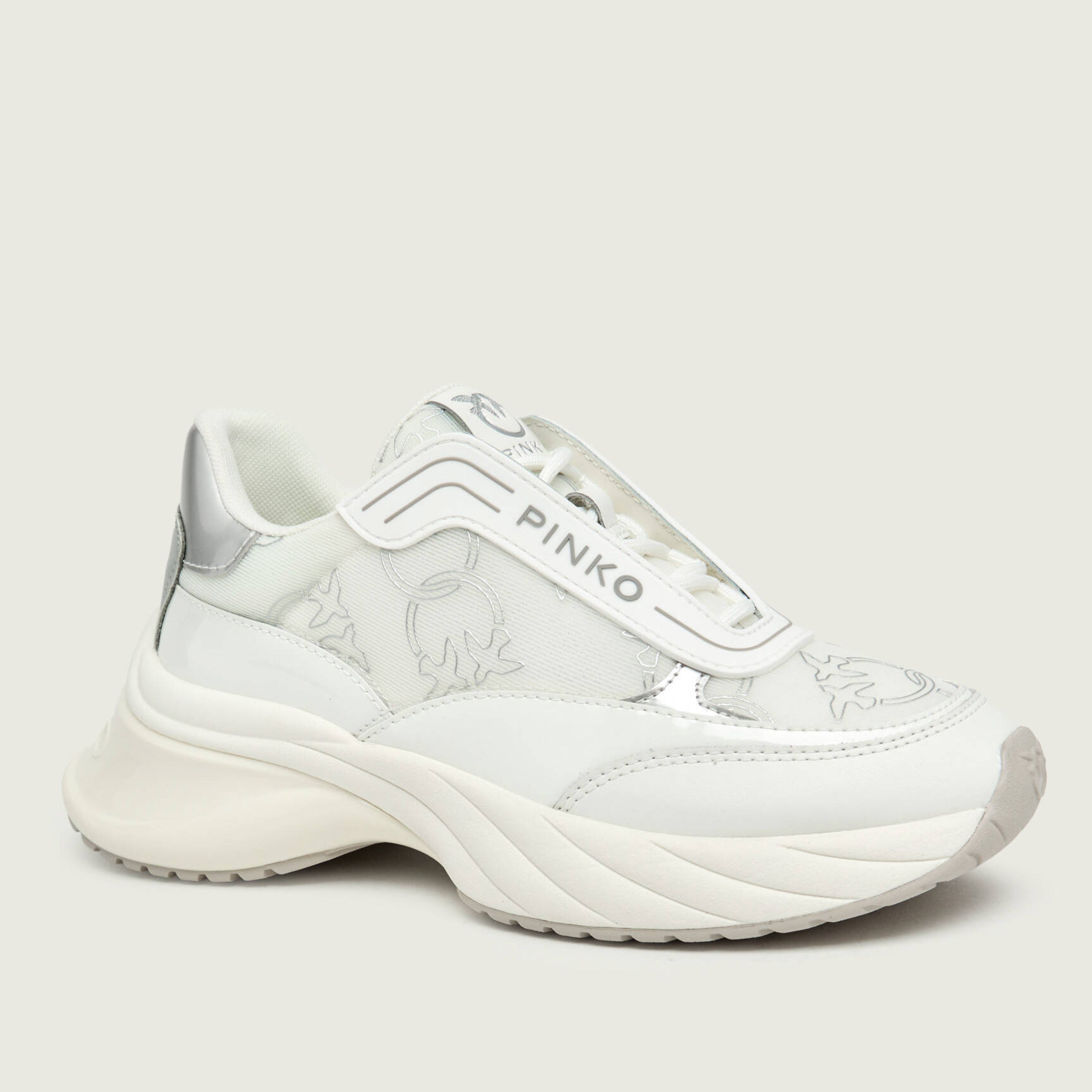 Дамски маратонки Women’s sneakers Pinko Ariel 19 SS0097 P140 Z1B White lateral view