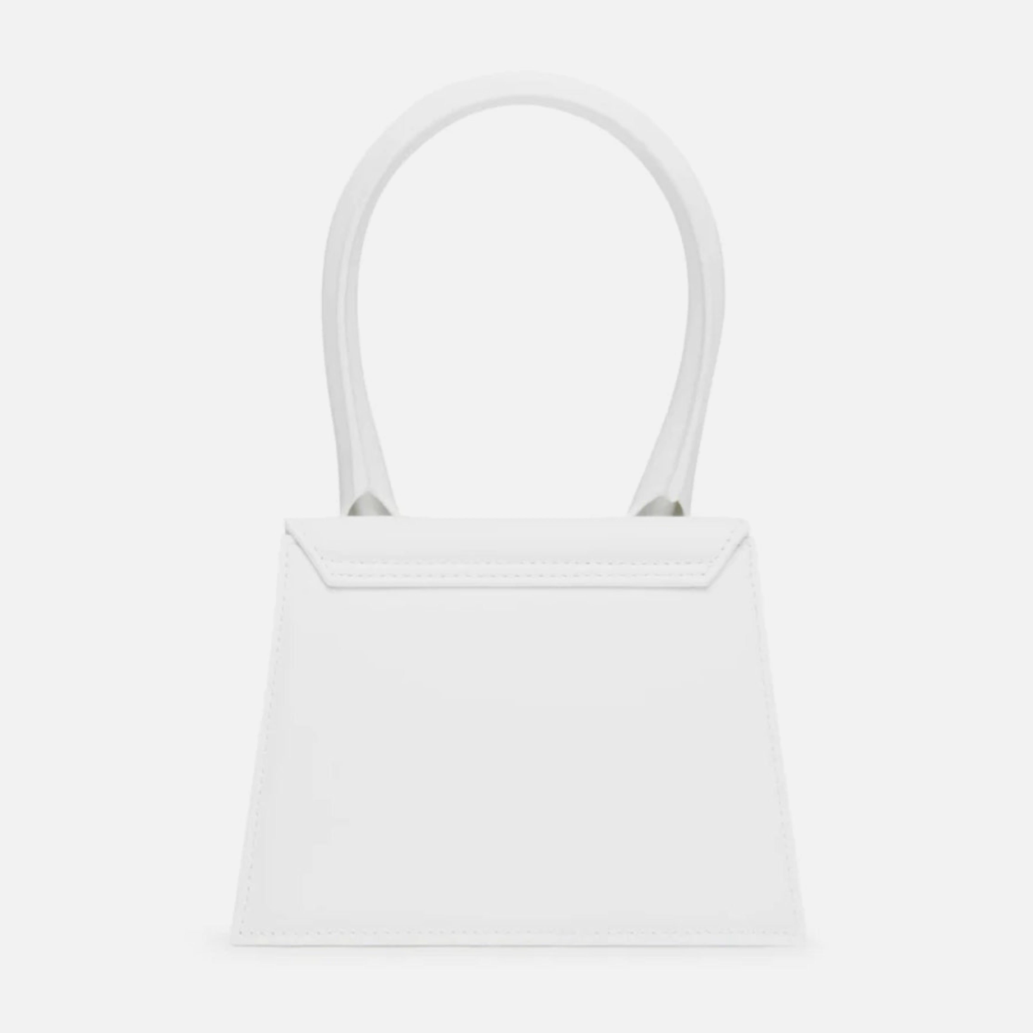 Дамска чанта Medium handbag JACQUEMUS Le Chiquito Medium 213BA0073000-990 White back view