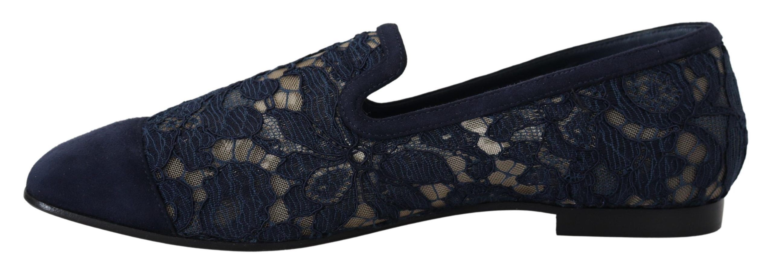 Dolce & Gabbana Елегантни сини мокасини с равни обувки - летен шик