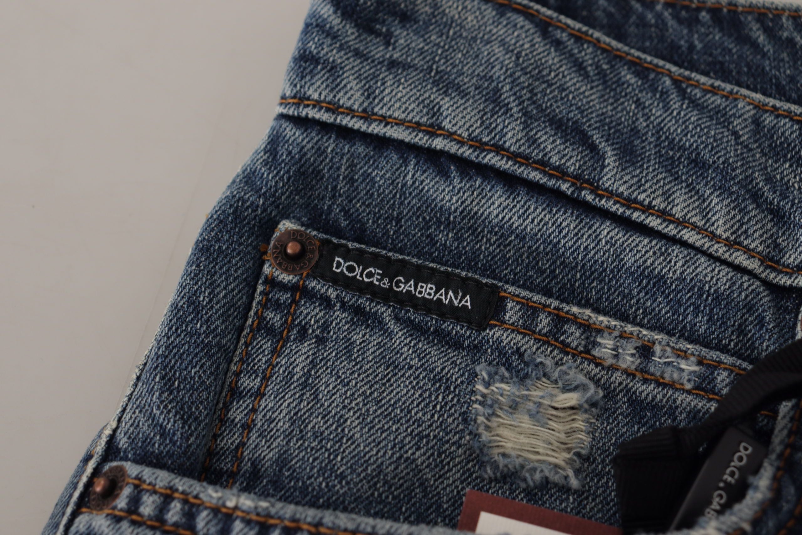 Dolce & Gabbana Chic Boyfriend Дънки със средна талия
