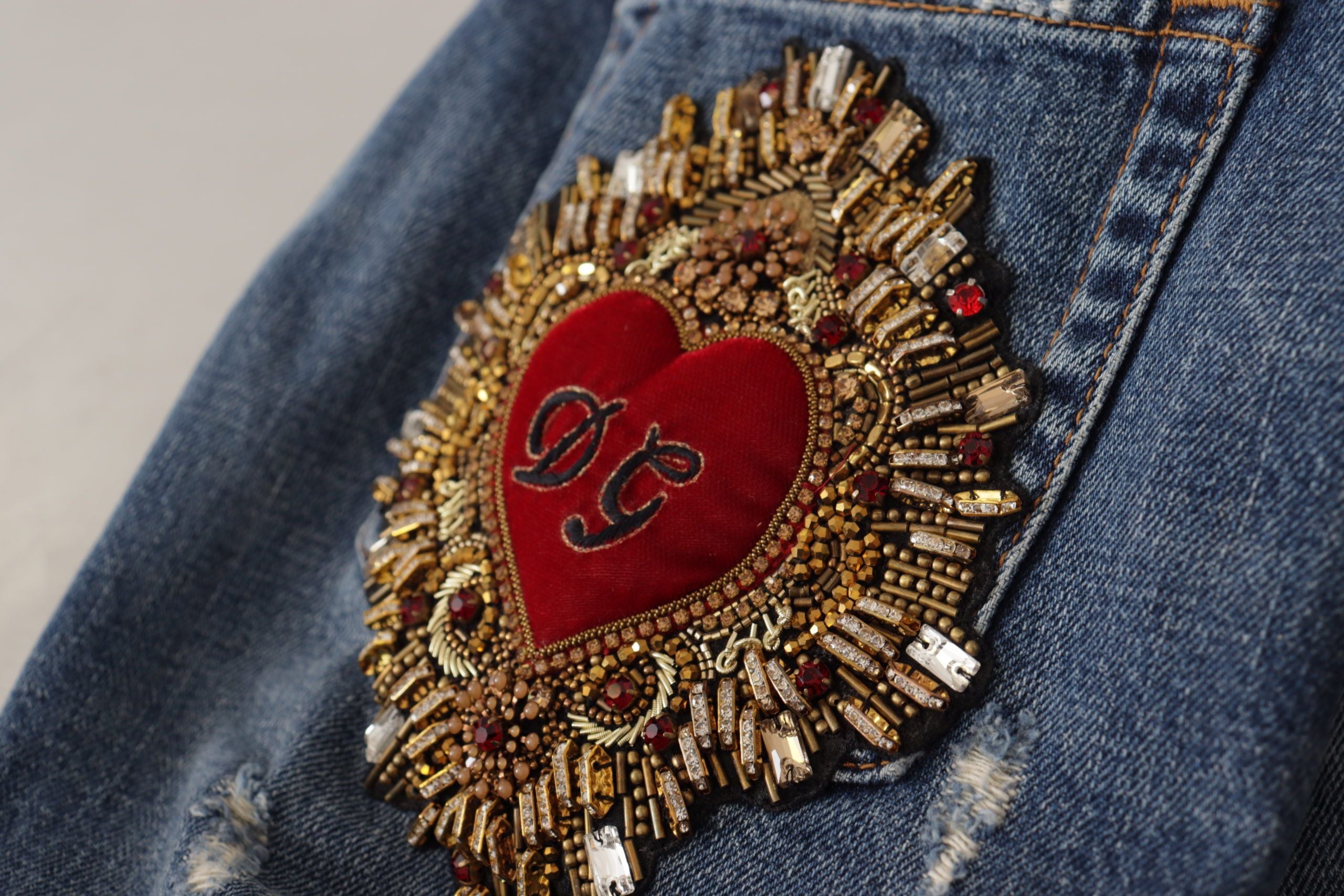Dolce & Gabbana Chic Boyfriend Дънки със средна талия
