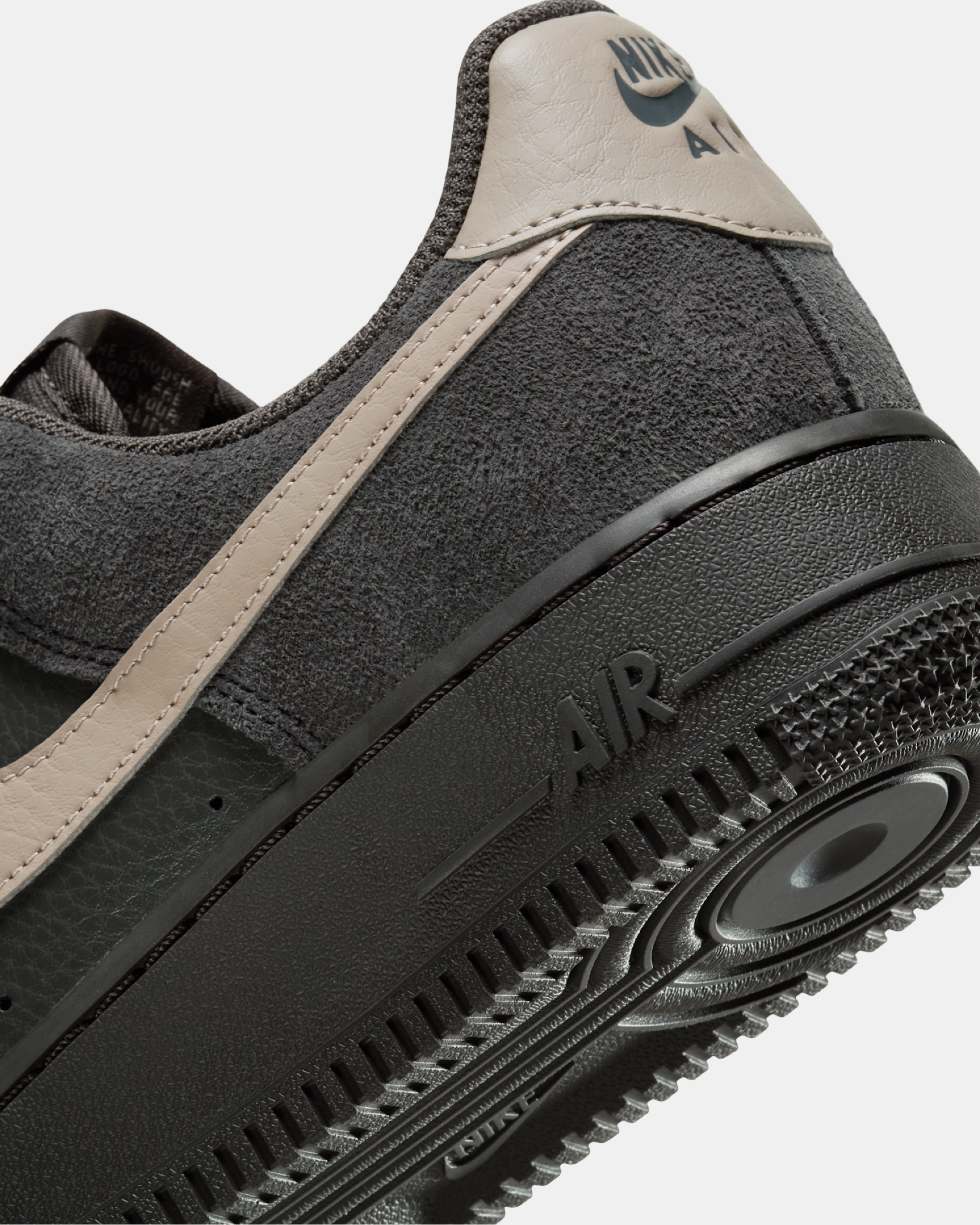 Дамски черни кецове Nike Air Force 1 Low Women Sneakers II7650-200 Close-Up