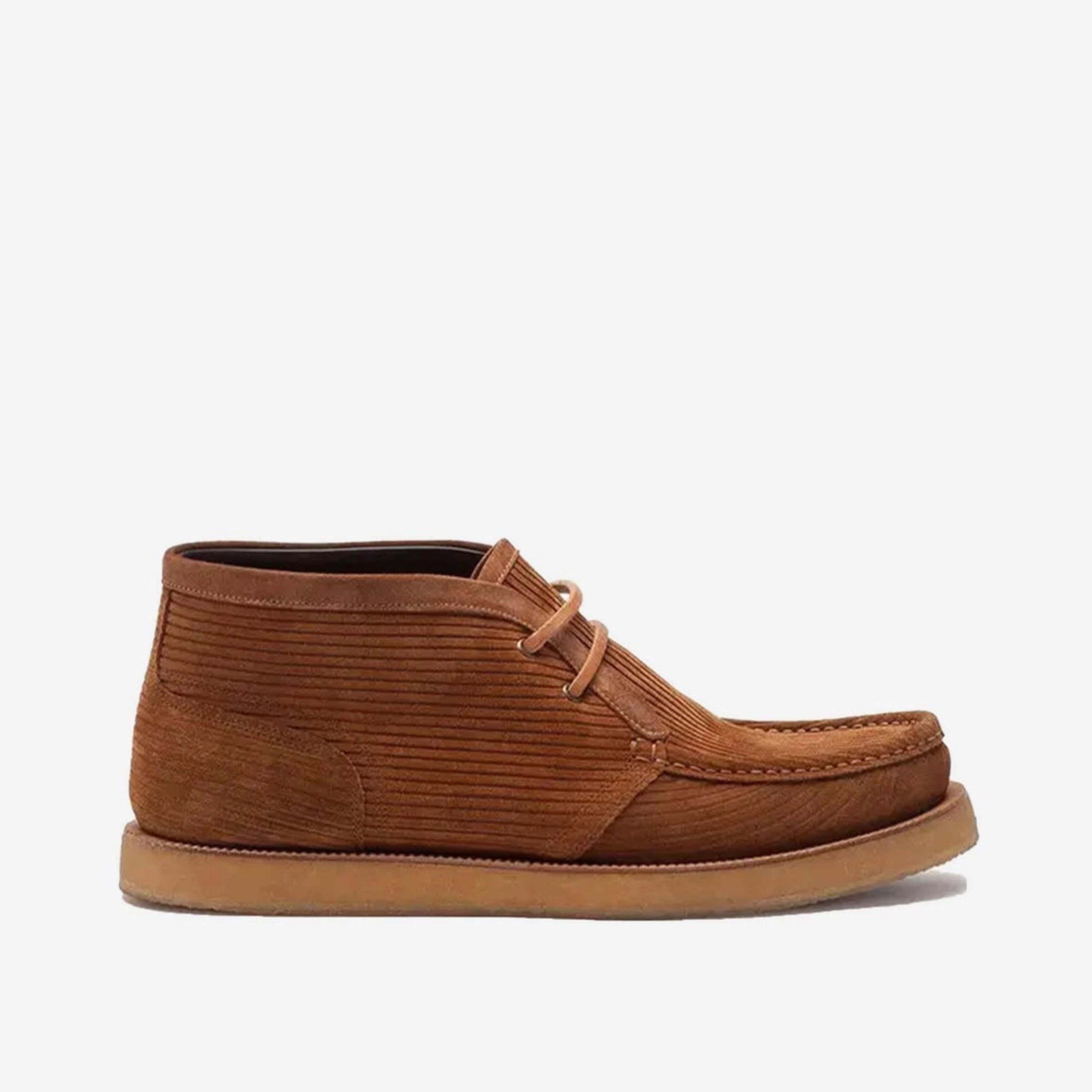Мъжки боти Men’s corduroy ankle boots DOLCE & GABBANA Brown lateral view