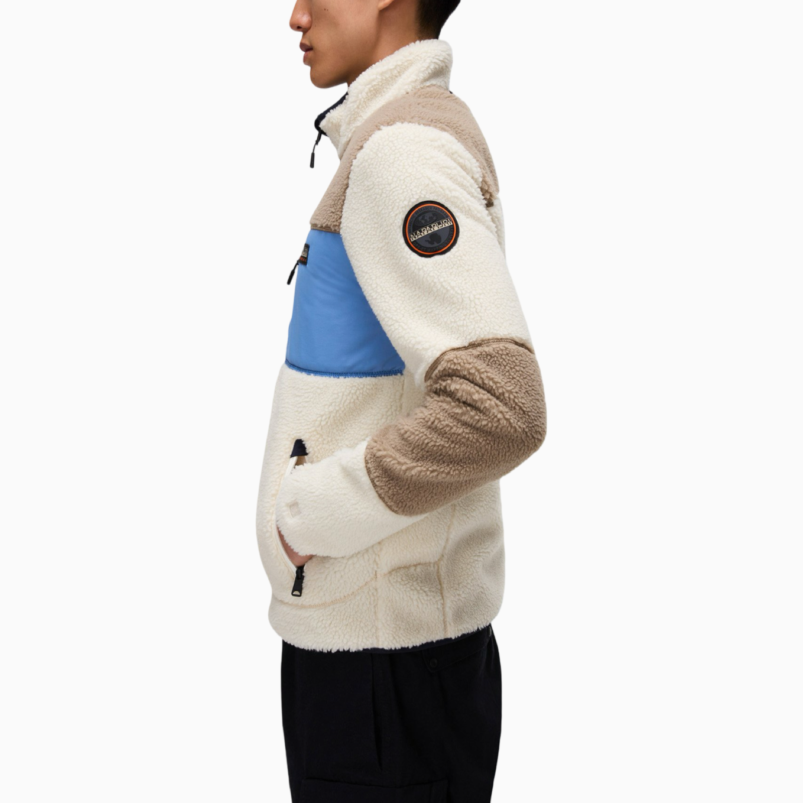 Мъжко горно Napapijri Men Fleece Jacket NP0A4GNTM Side View