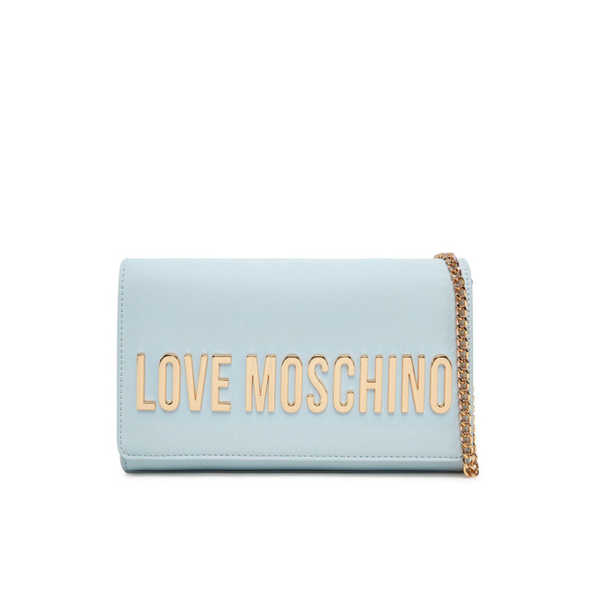 Дамска чанта Women’s shoulder bag Love Moschino JC4103PP1MKD0712 light blue front view