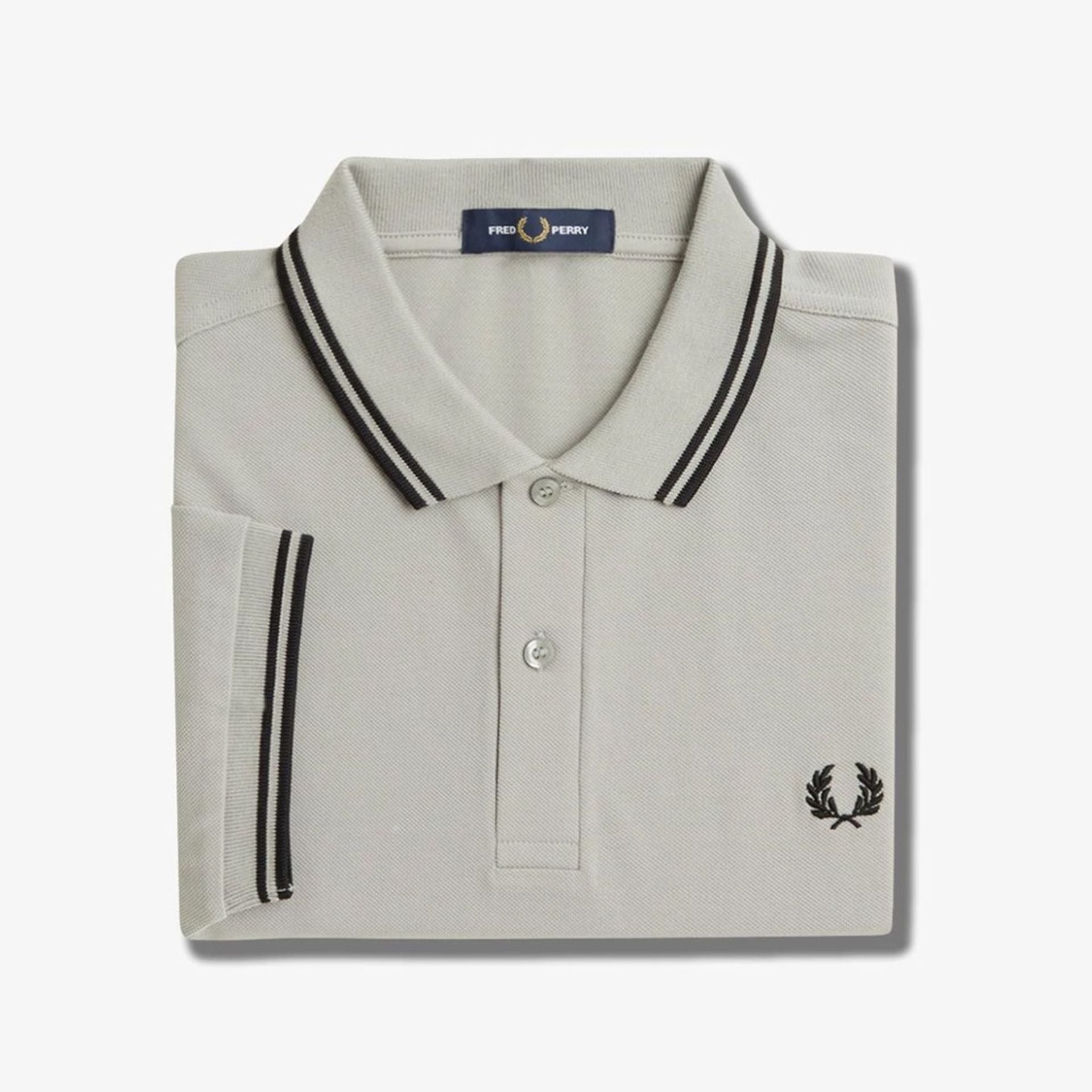 Мъжка поло тениска в сиво Men’s polo shirt Fred Perry M3600 R41 Top view