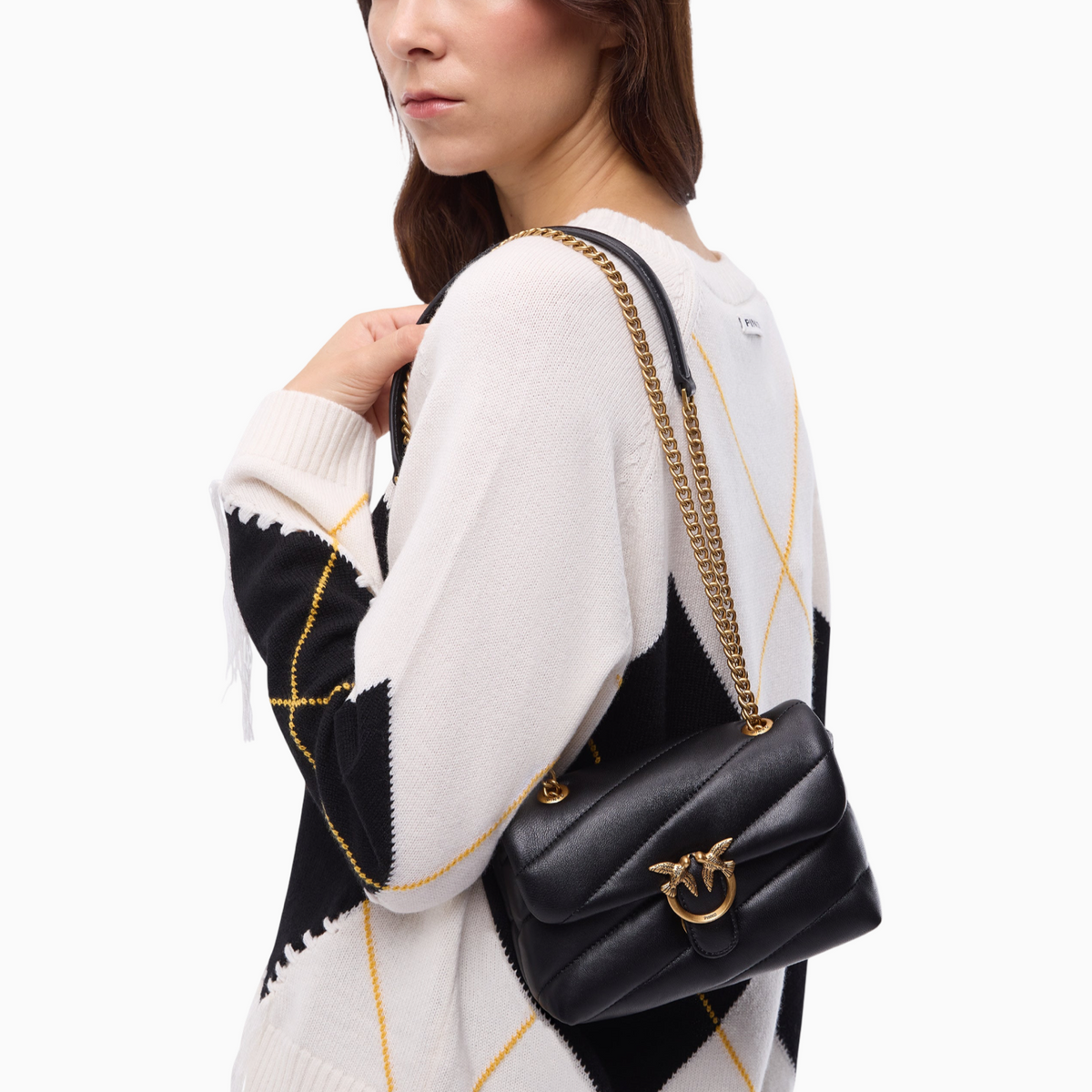Дамска чанта Pinko Love Puff Mini Women Shoulder Bag 107618A0F2 Z99Q Model View