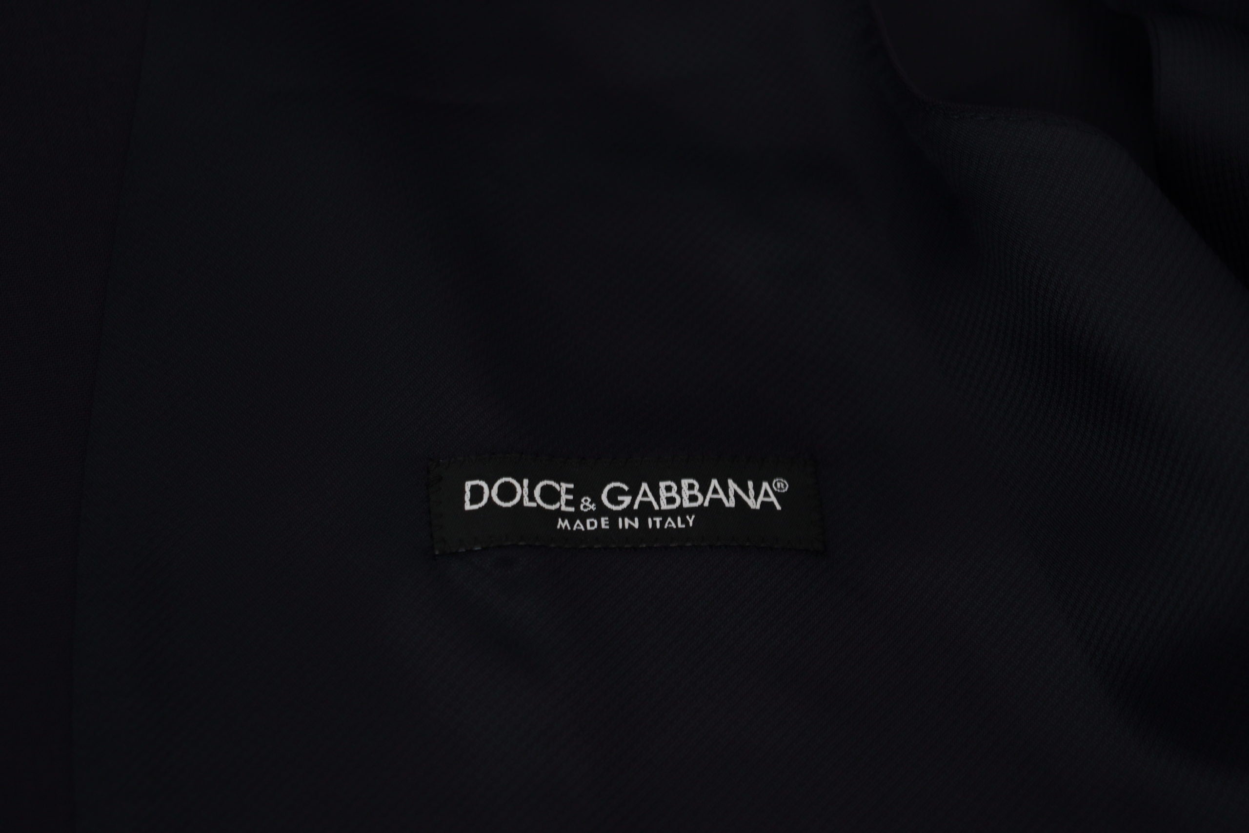 Елегантна тъмно синя официална рокля Dolce & Gabbana