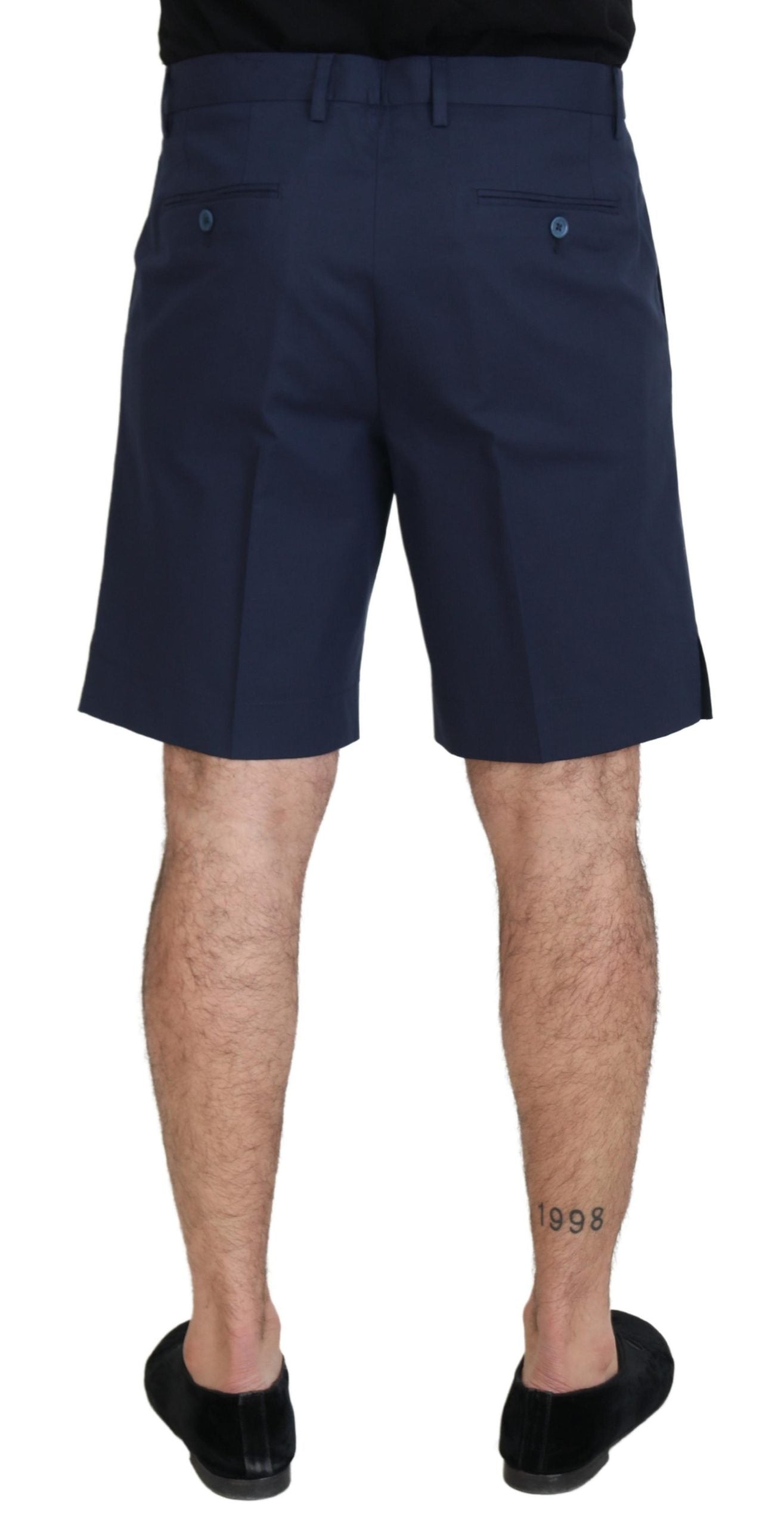 Dolce & Gabbana Елегантни сини къси панталони Chino