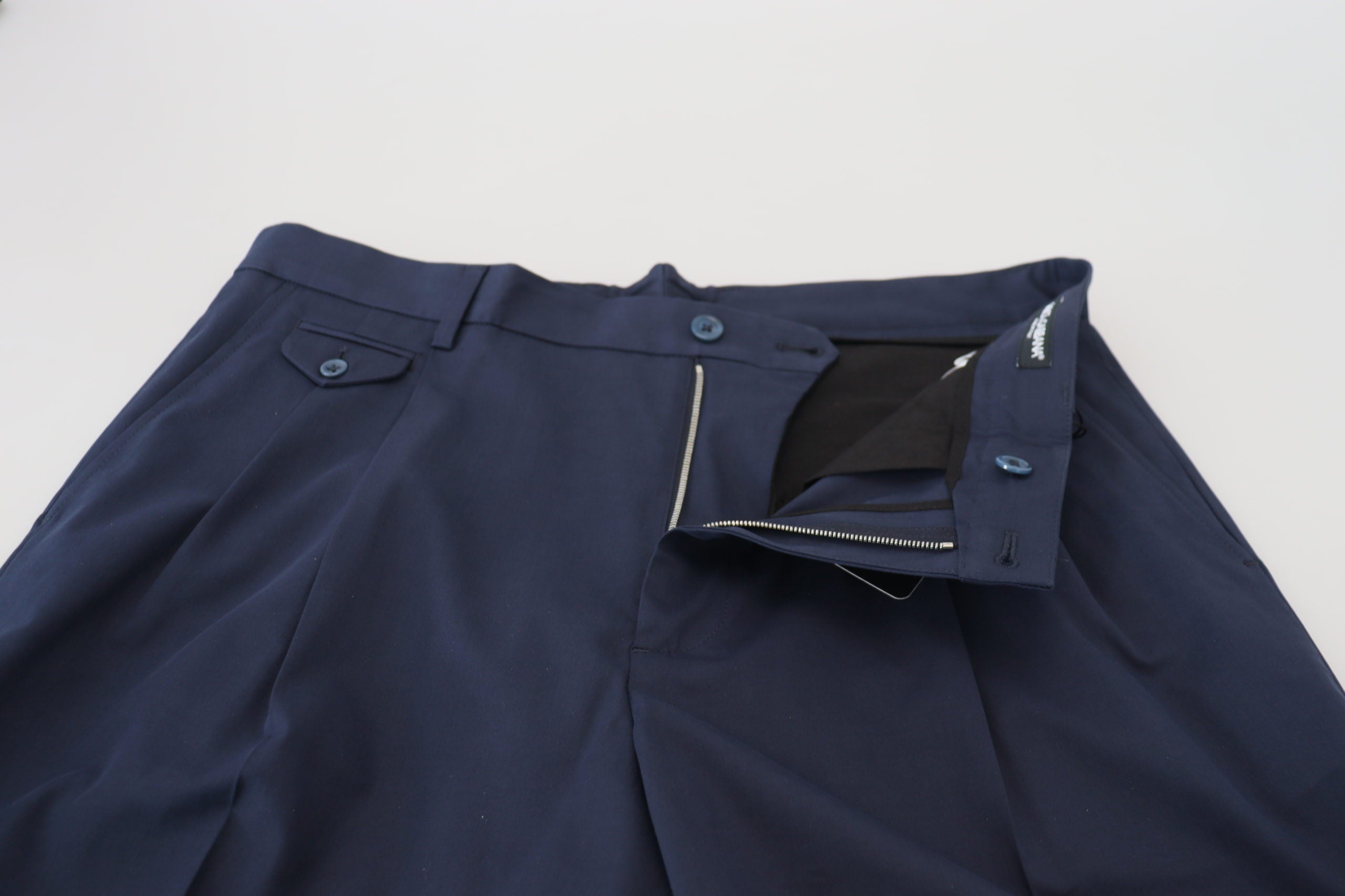 Dolce & Gabbana Елегантни сини къси панталони Chino
