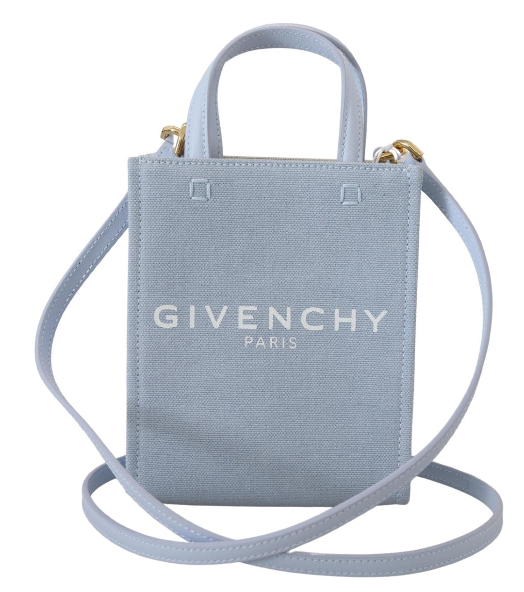 Givenchy Chic Cloud Blue памучна мини чанта