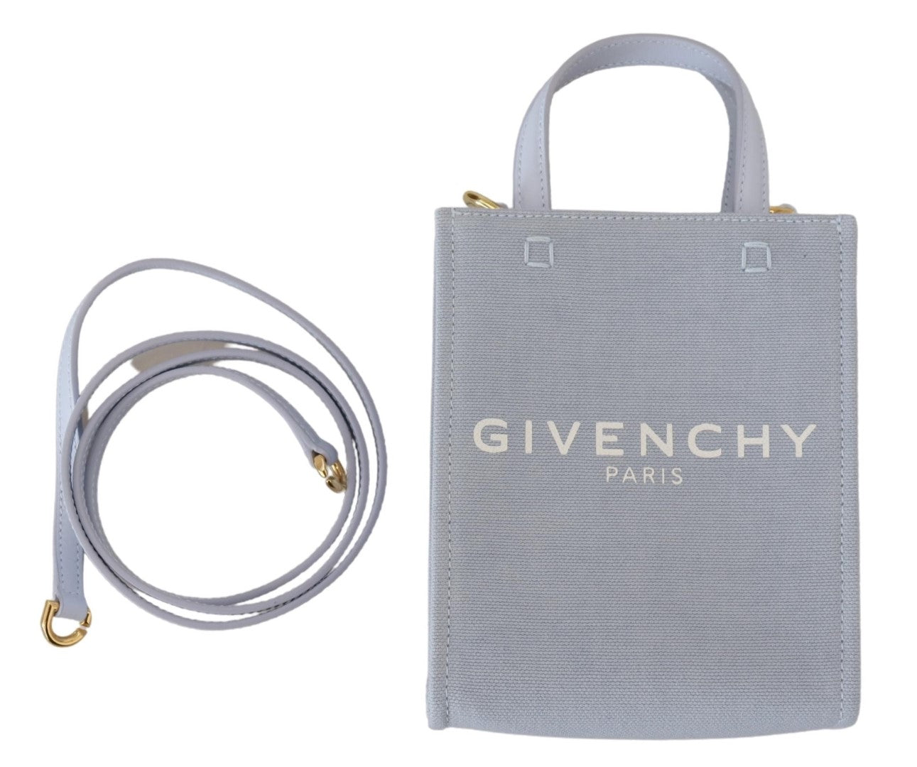 Givenchy Chic Cloud Blue памучна мини чанта