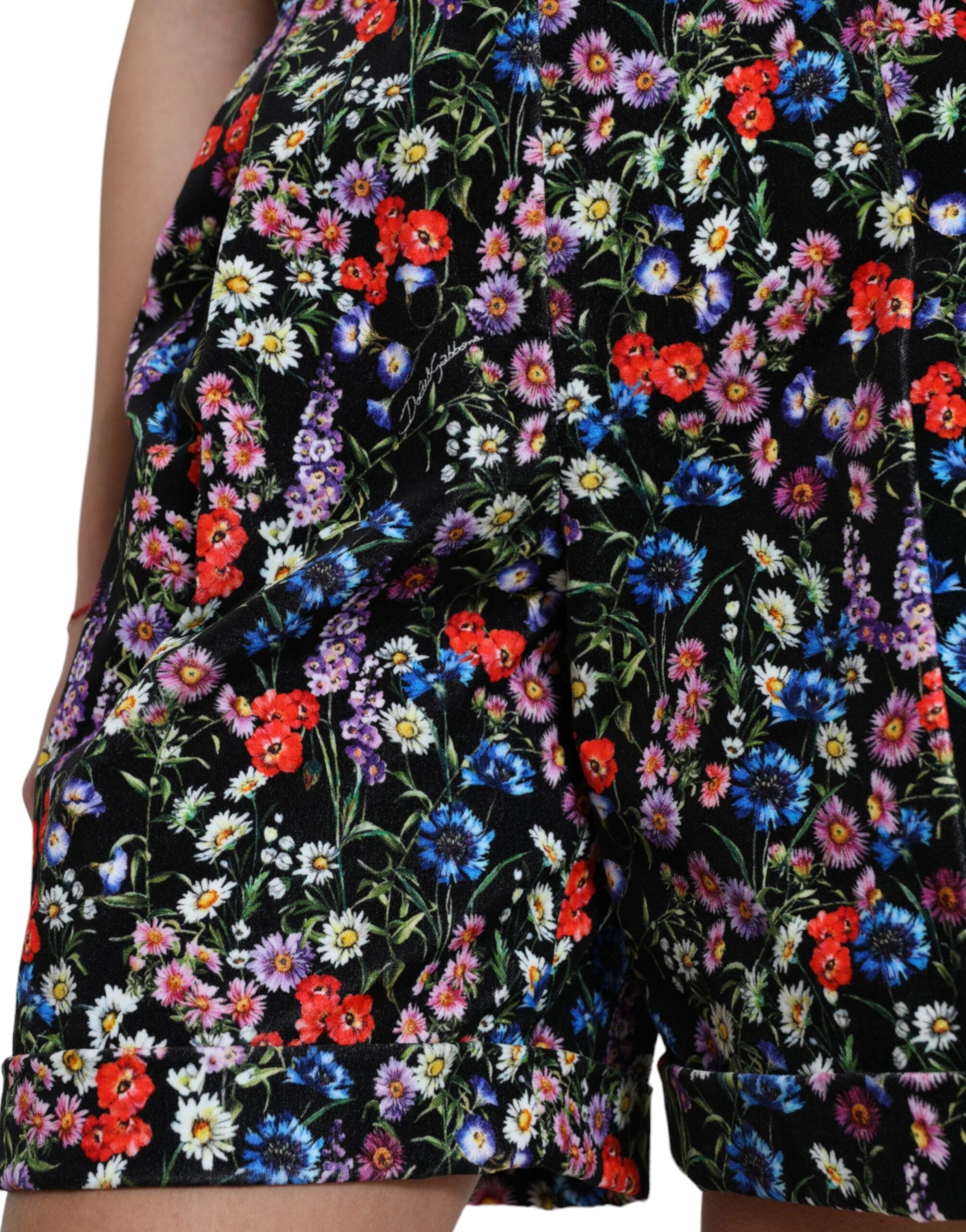 Dolce & Gabbana Chic флорални шорти с висока талия