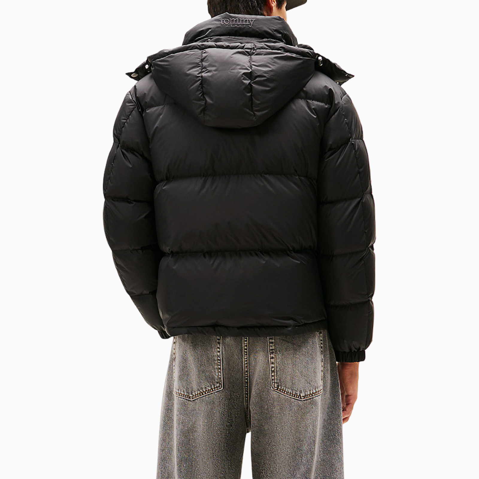 Мъжко черно яке Tommy Hilfiger Jeans Men Jacket DM0DM22036 Back View