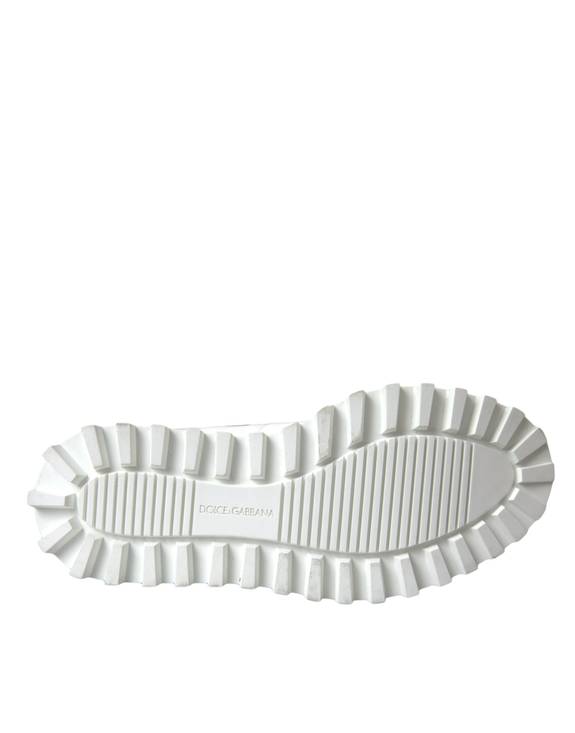 Dolce & Gabbana White Vulcano Trekking Мъжки боти до глезена Обувки