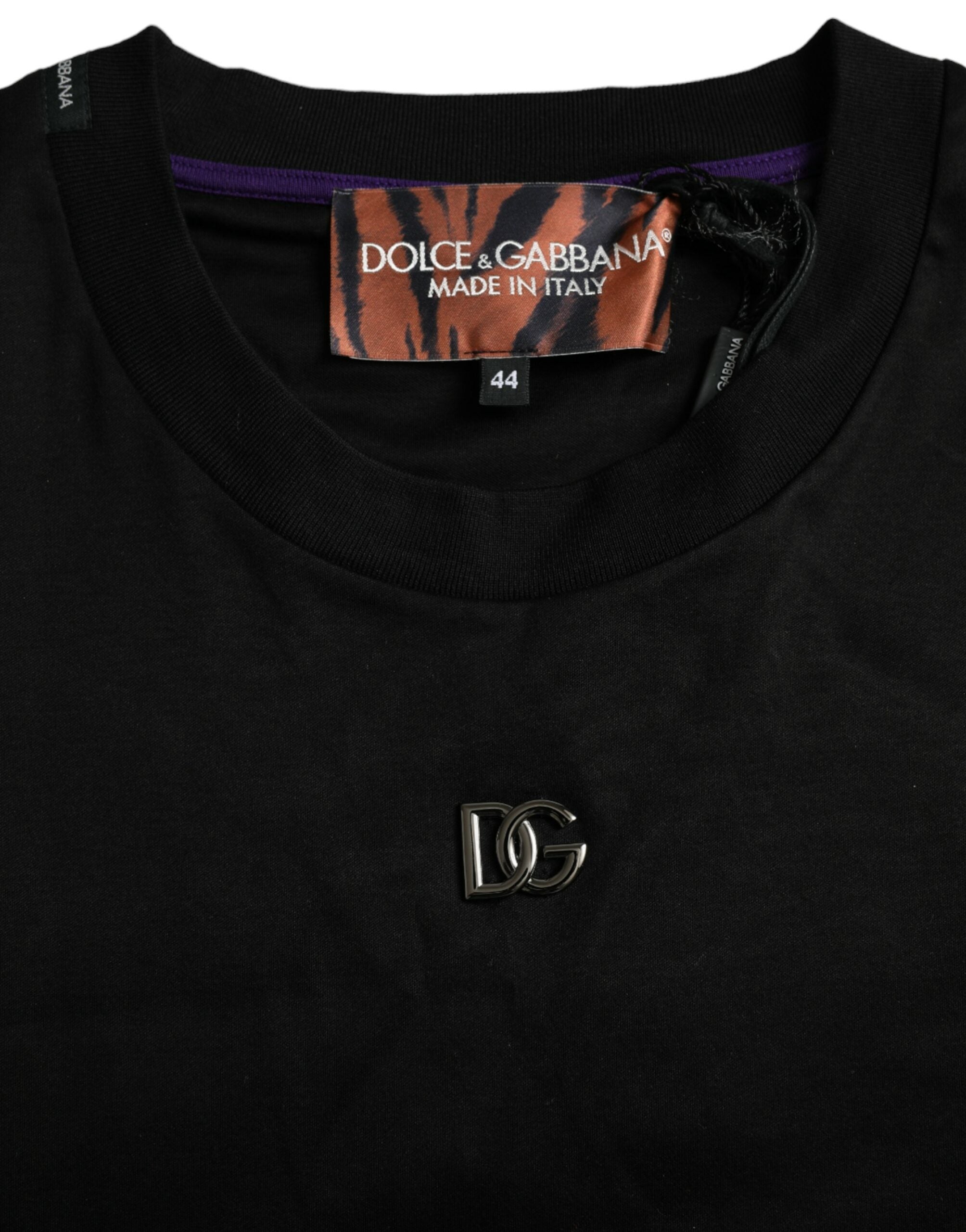Dolce & Gabbana Tiger Print Men T-shirt