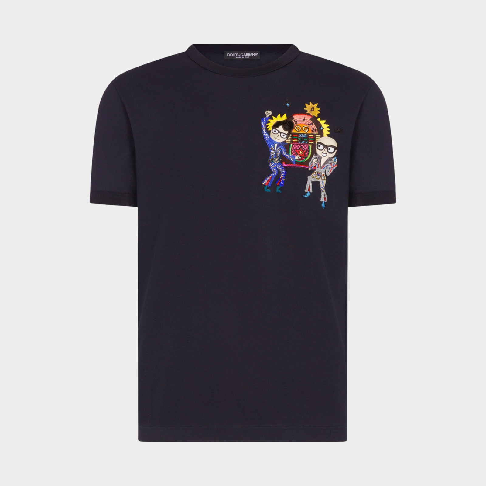 Dolce & Gabbana #DGFamily Patch Men T-shirt Front View