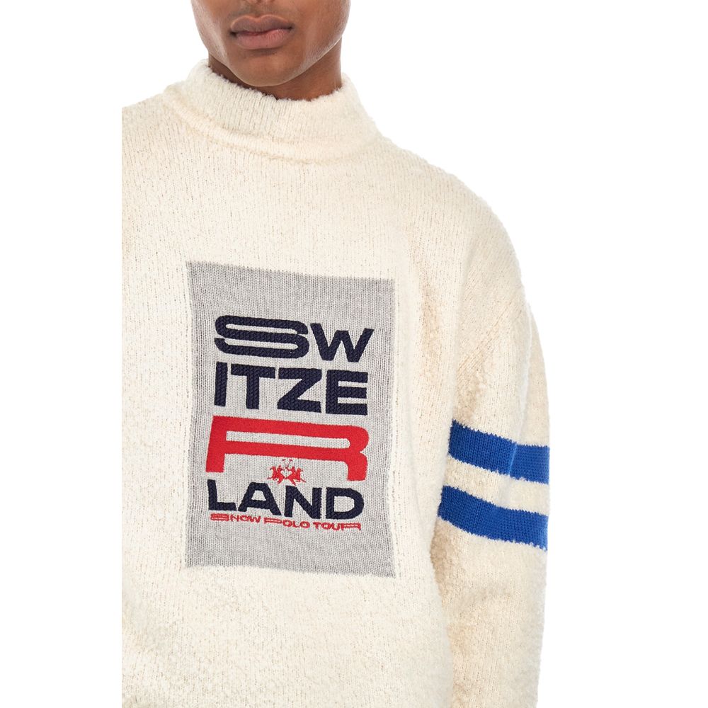 Мъжки пуловер с поло яка Men’s turtleneck sweater La Martina