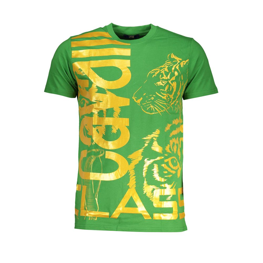 Мъжка тениска Men's t-shirt Cavalli Class
QXT63DJD060 07334 Green front view