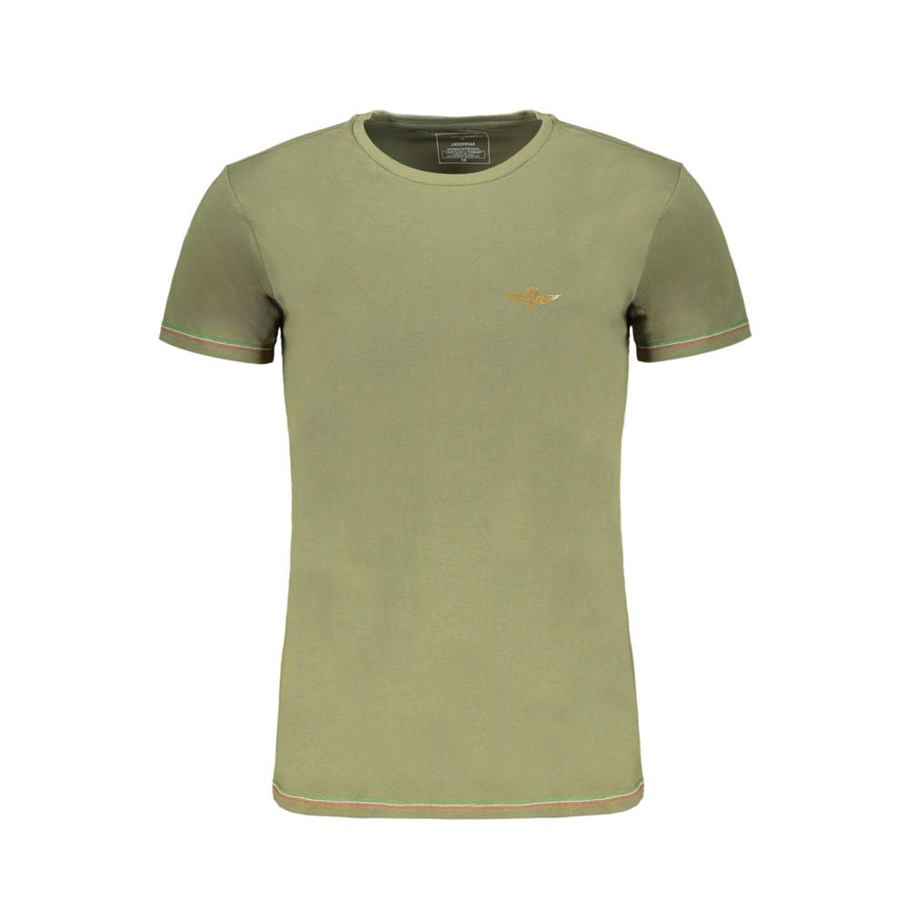 Зелена памучна тениска Aeronautica Militare