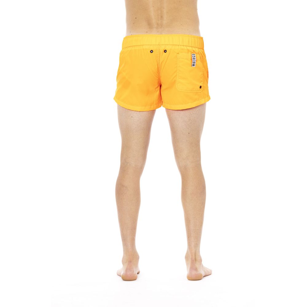 Bikkembergs Orange Polyamide Swim Short Men