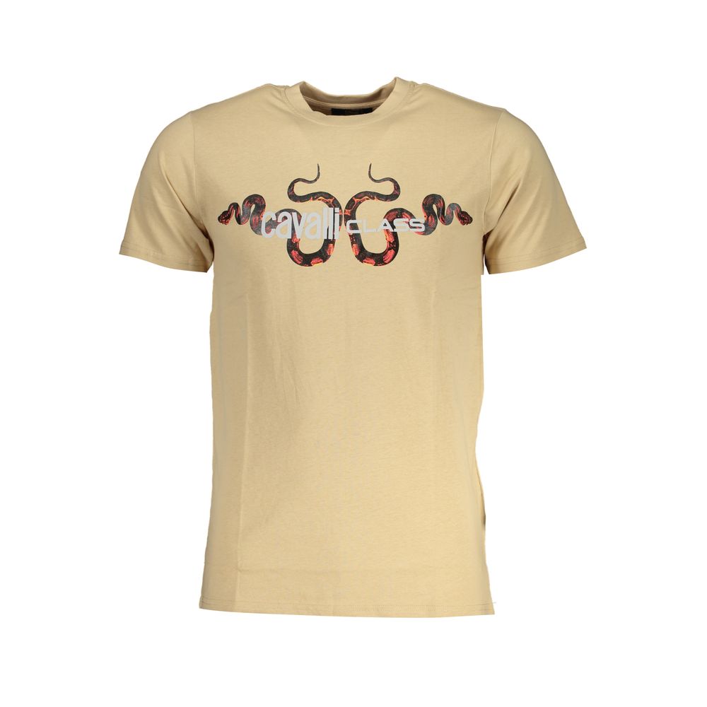 Мъжка тениска Men's t-shirt Cavalli Class
QXT63GJD060 00503 Beige front view