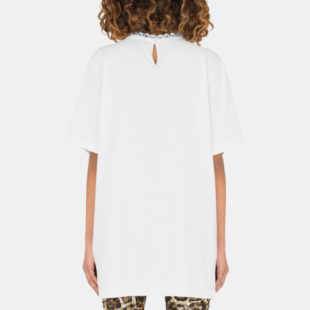 Дамска бяла тениска Dolce & Gabbana J.LO Embellished Women T-shirt