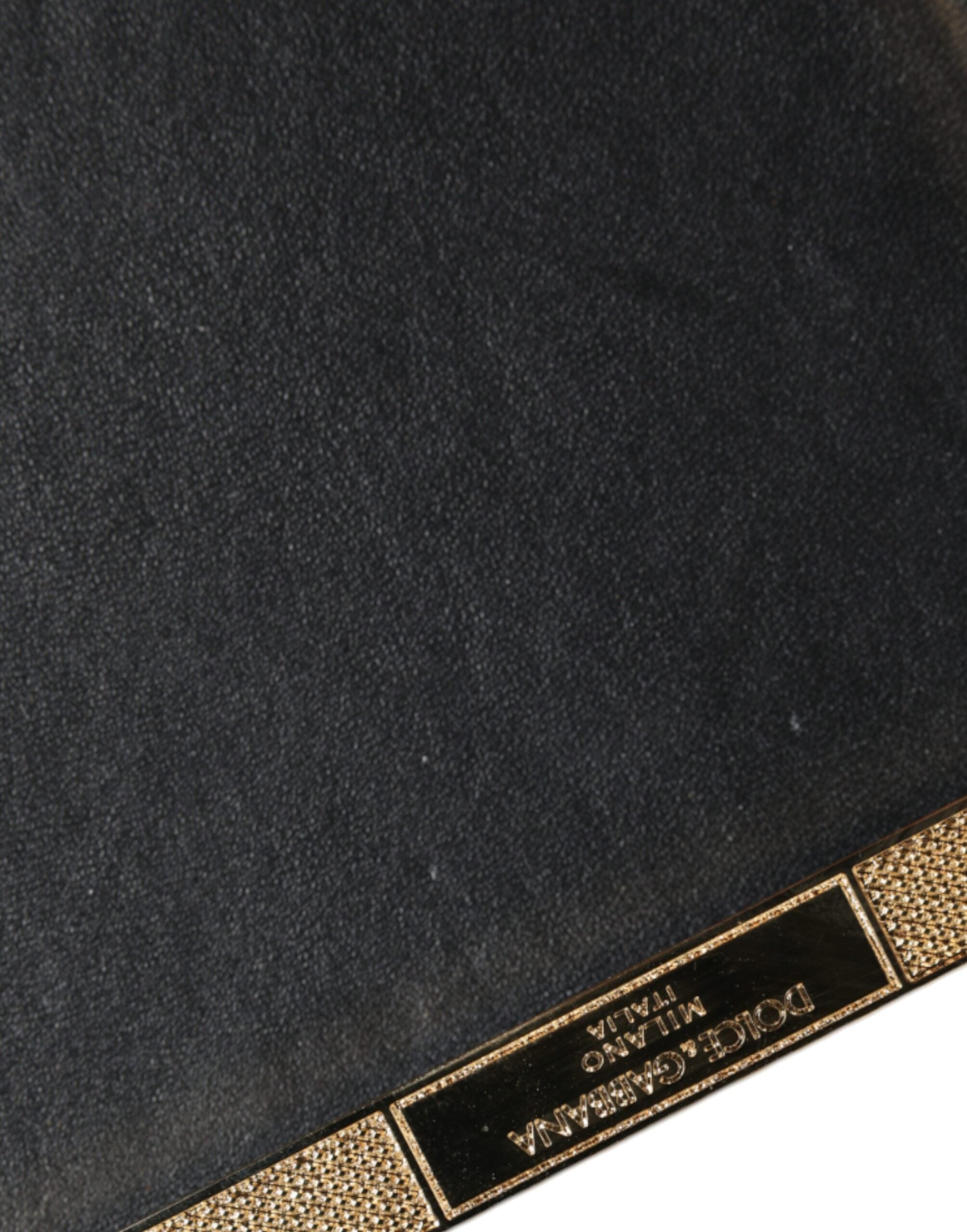 Dolce & Gabbana Gold Crystal Bifold Clutch Вечерна дамска чанта за парти