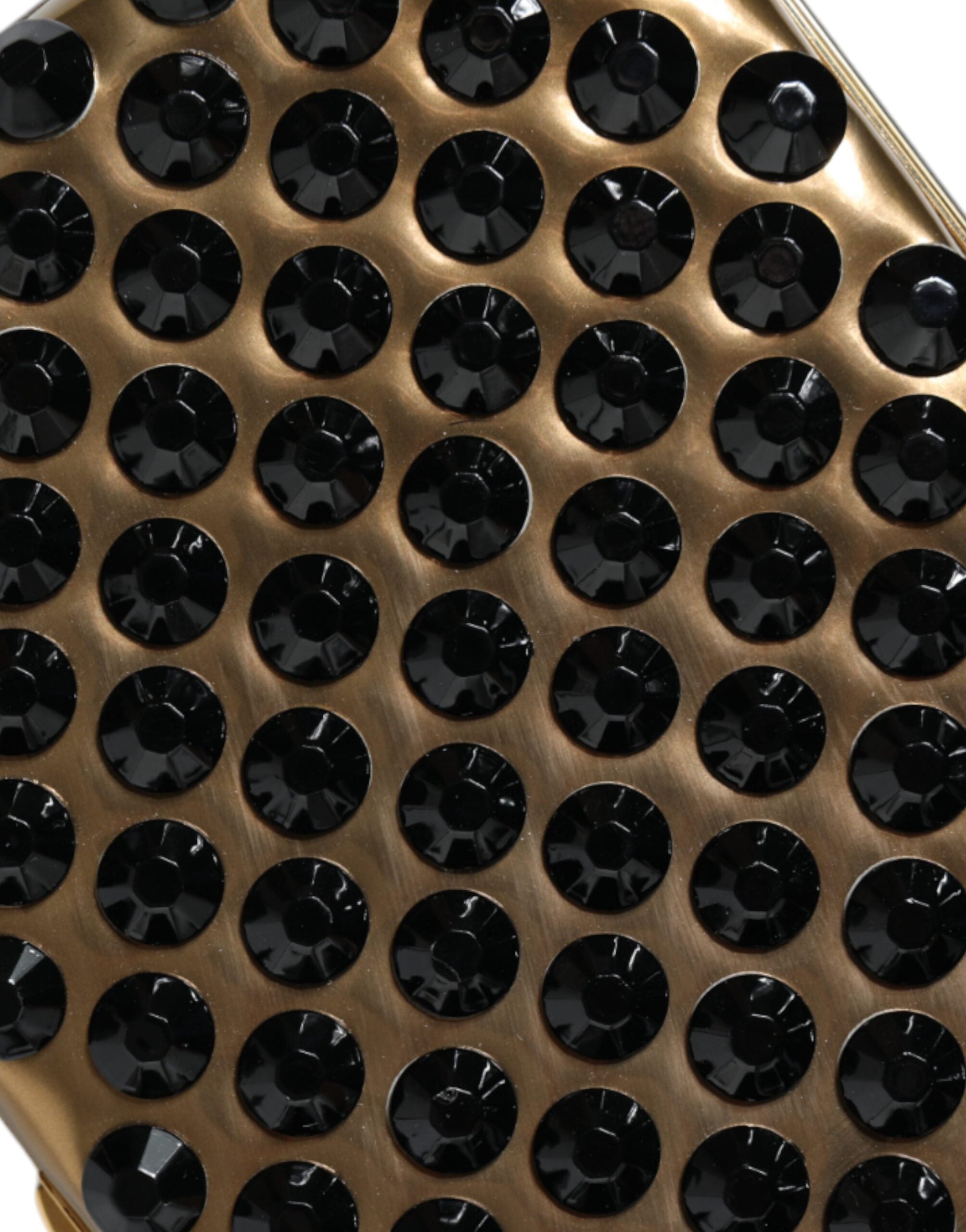 Dolce & Gabbana Gold Crystal Bifold Clutch Вечерна дамска чанта за парти