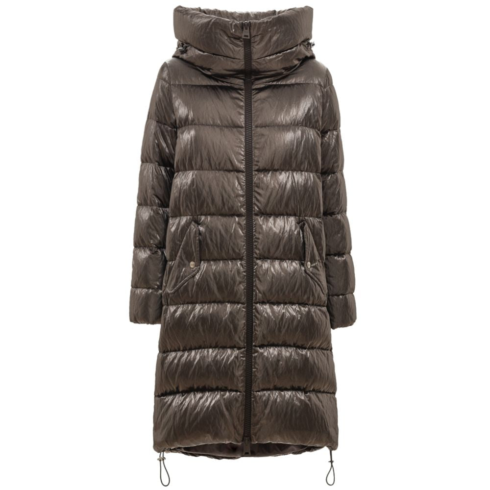 Дамско парка яке Women’s long padded parka jacket Herno PI1338D12402 8100 front view
