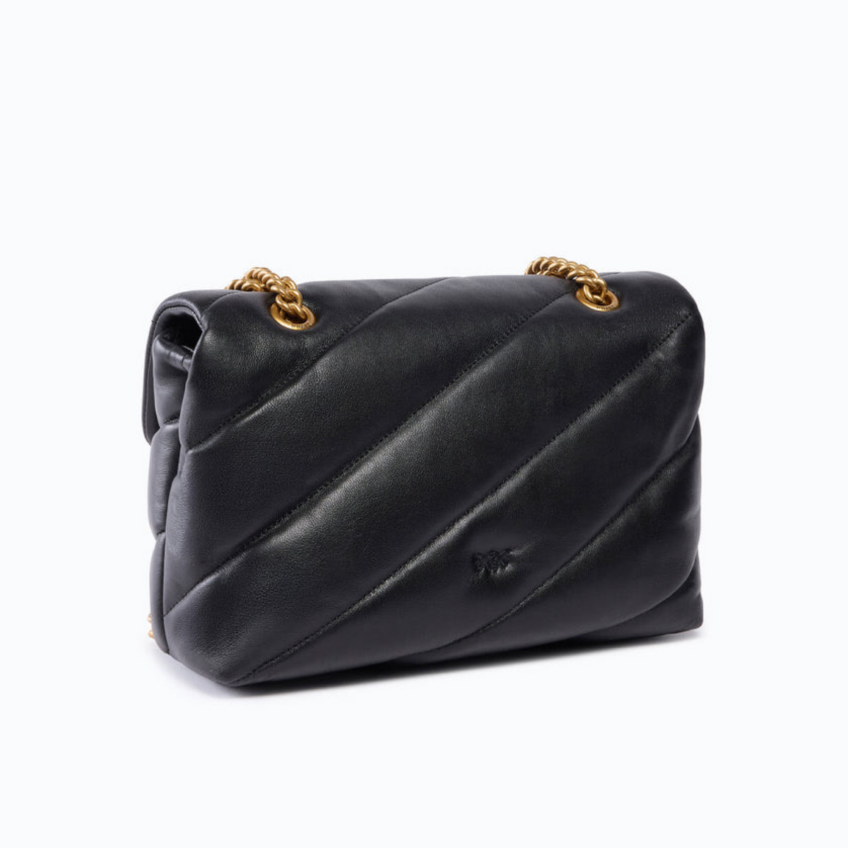 Дамска чанта Pinko Love Puff Medium Maxi Quilt Shoulder Bag 107616A0F2 Z99Q Back View