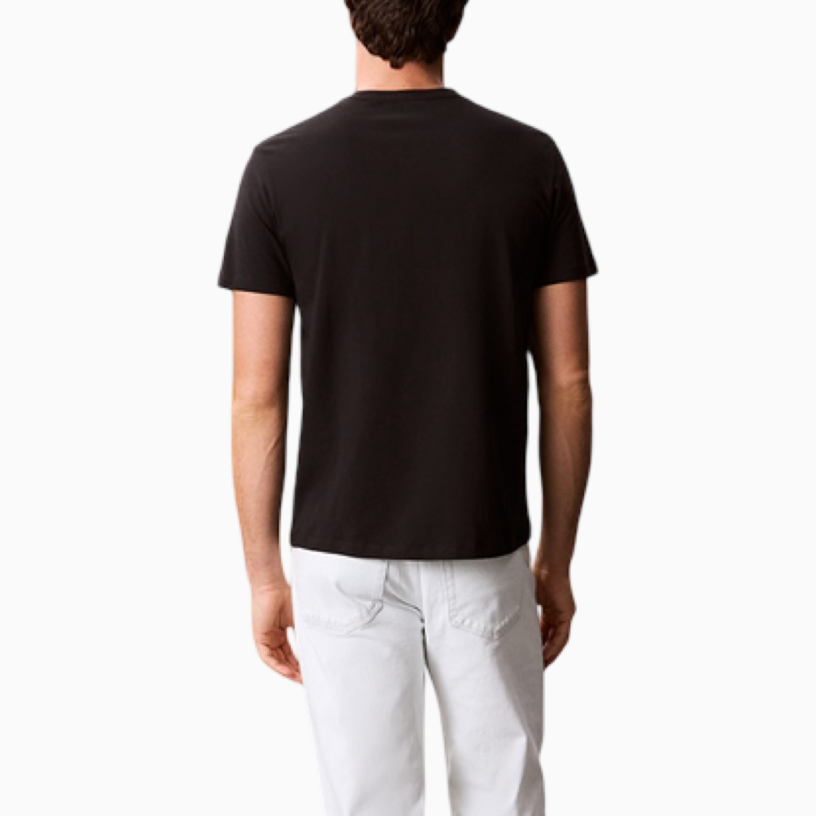 Мъжка черна тениска Calvin Klein Jeans LV04RC844G Back View